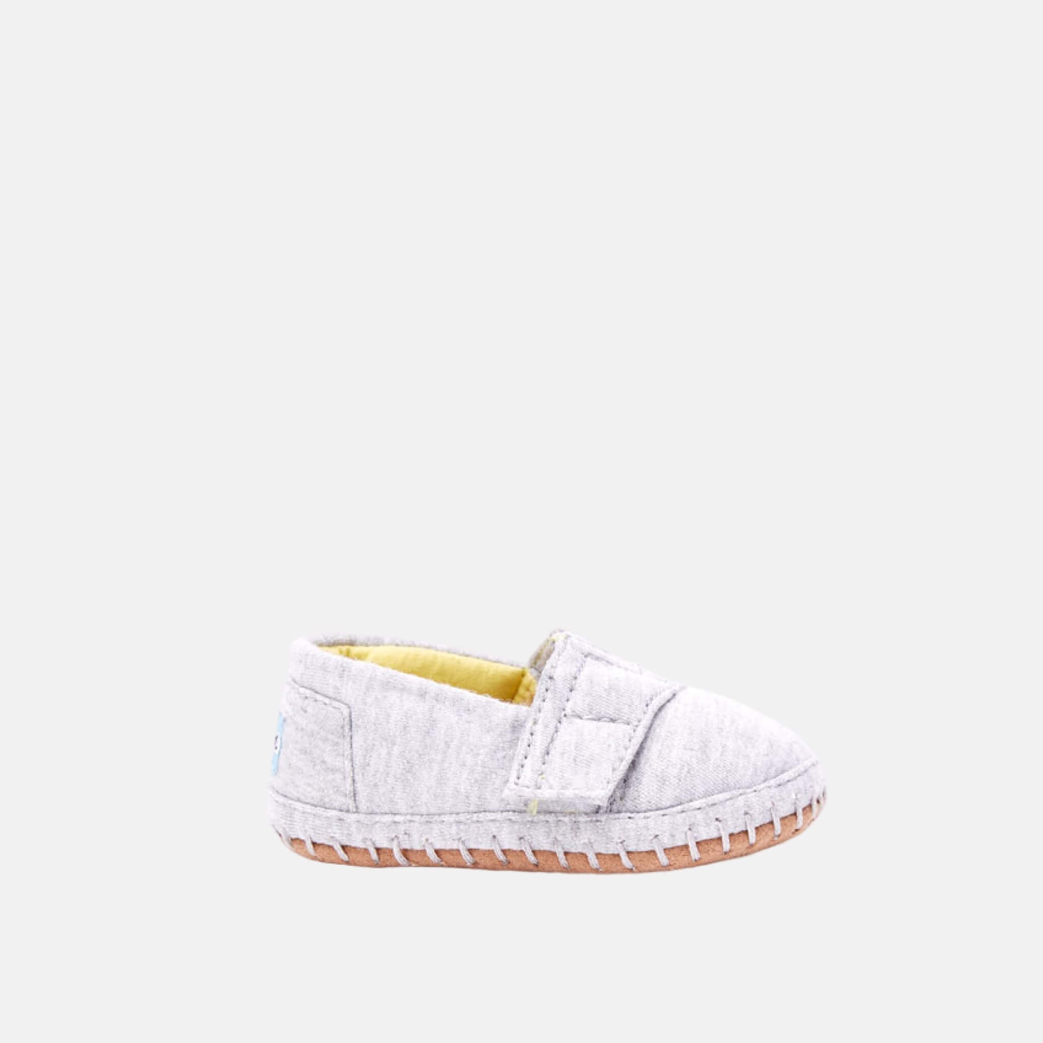Toms Jersey Tiny Crib Alpargata Grey