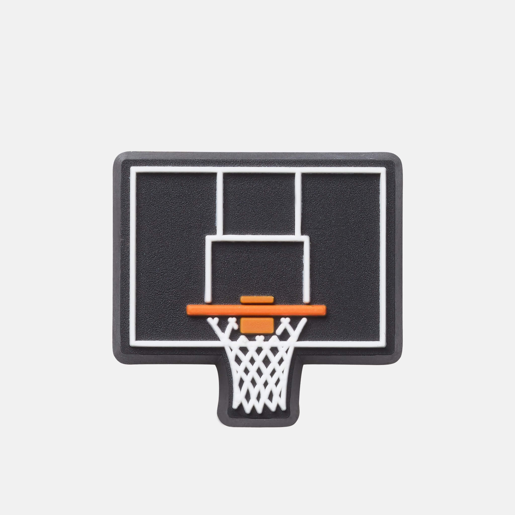 Jibbitz Charms Black Basketball Backboard