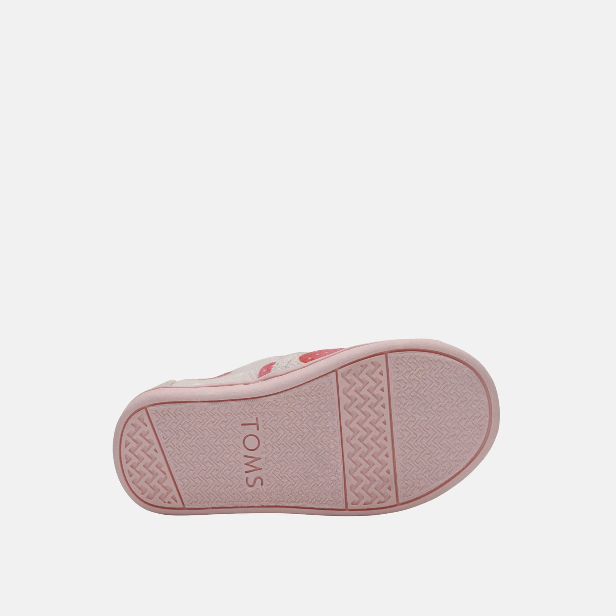 Toms Strawberries Seasonal Classics Tiny Alpargata Beige