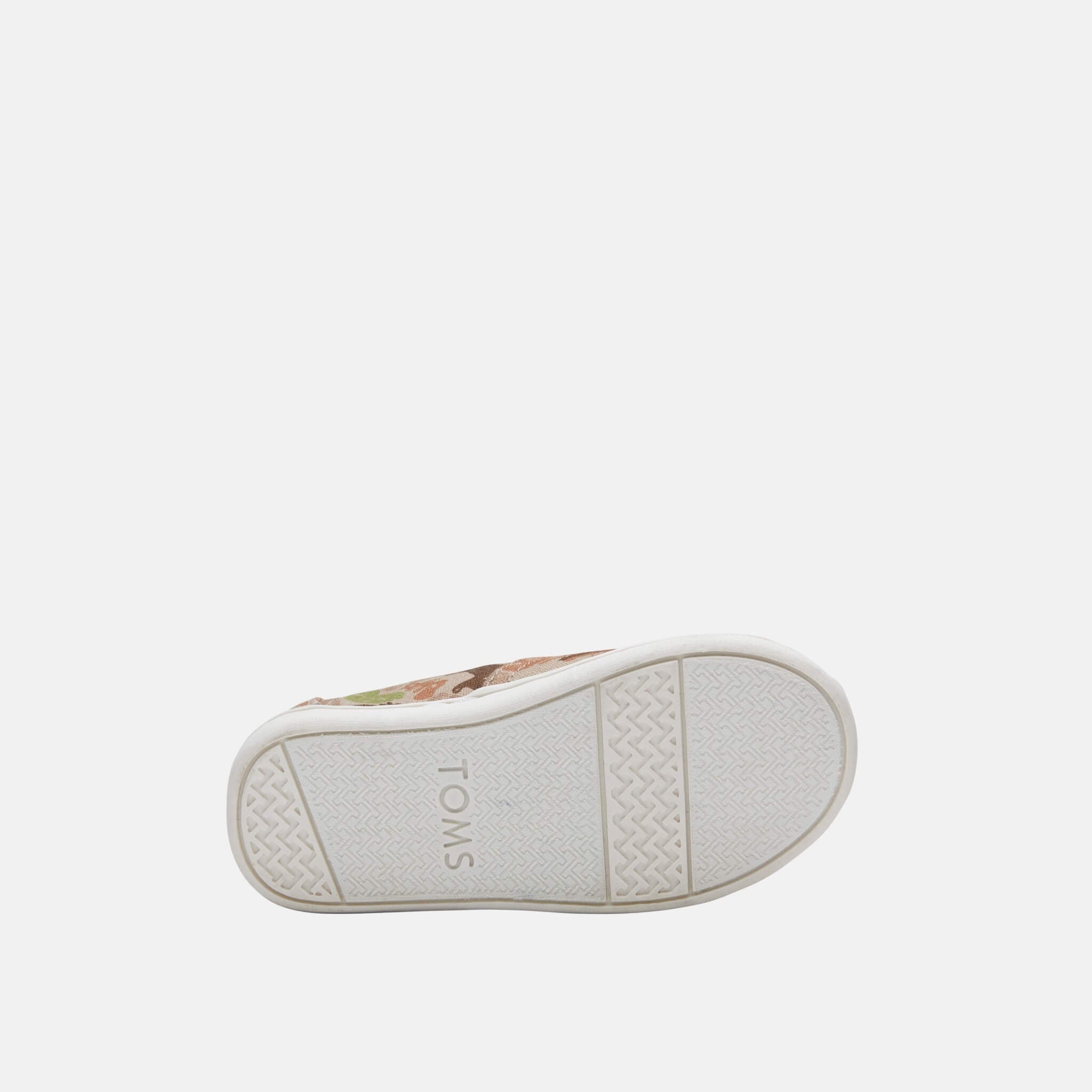 Toms Creatures Camo Seasonal Classics Tiny Alpargata Beige