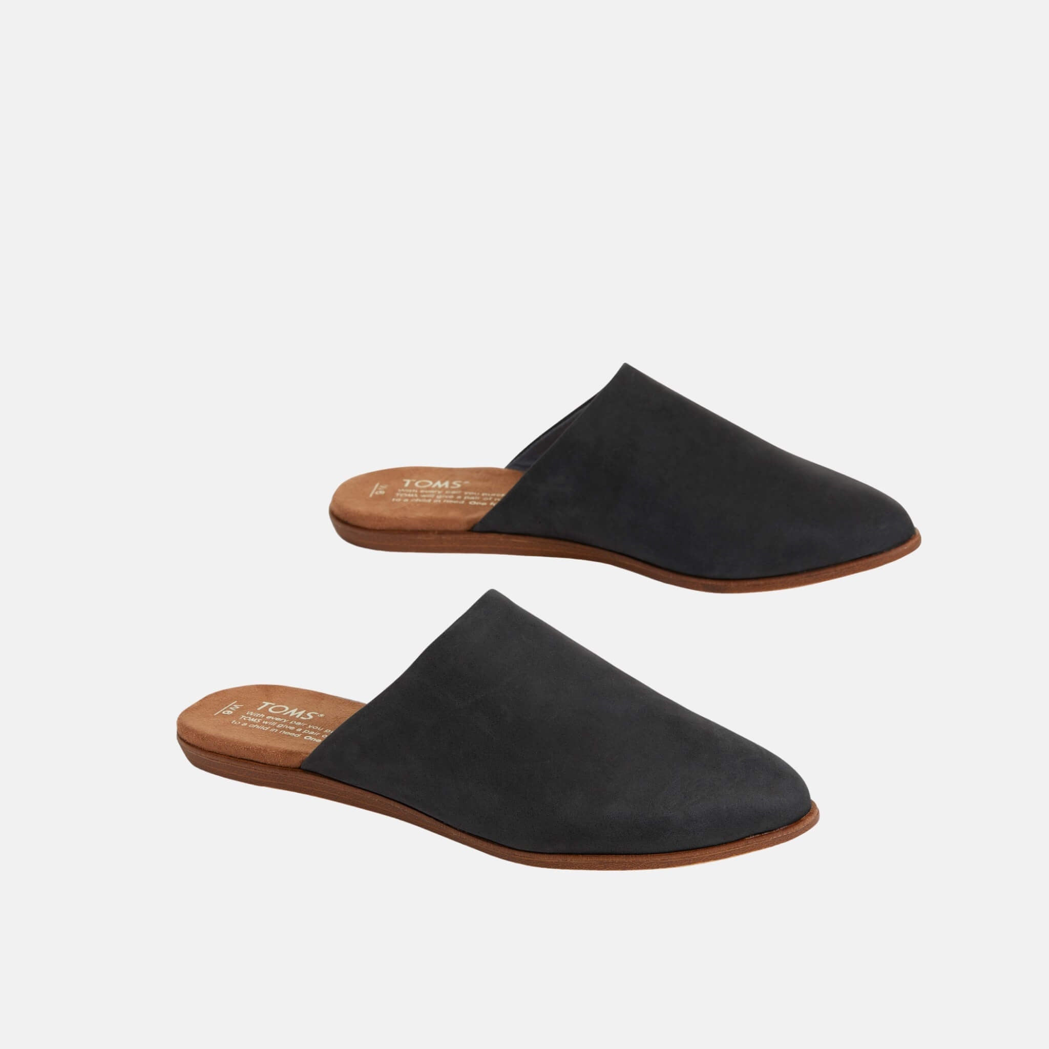 Toms Leather Jutti Mule Black
