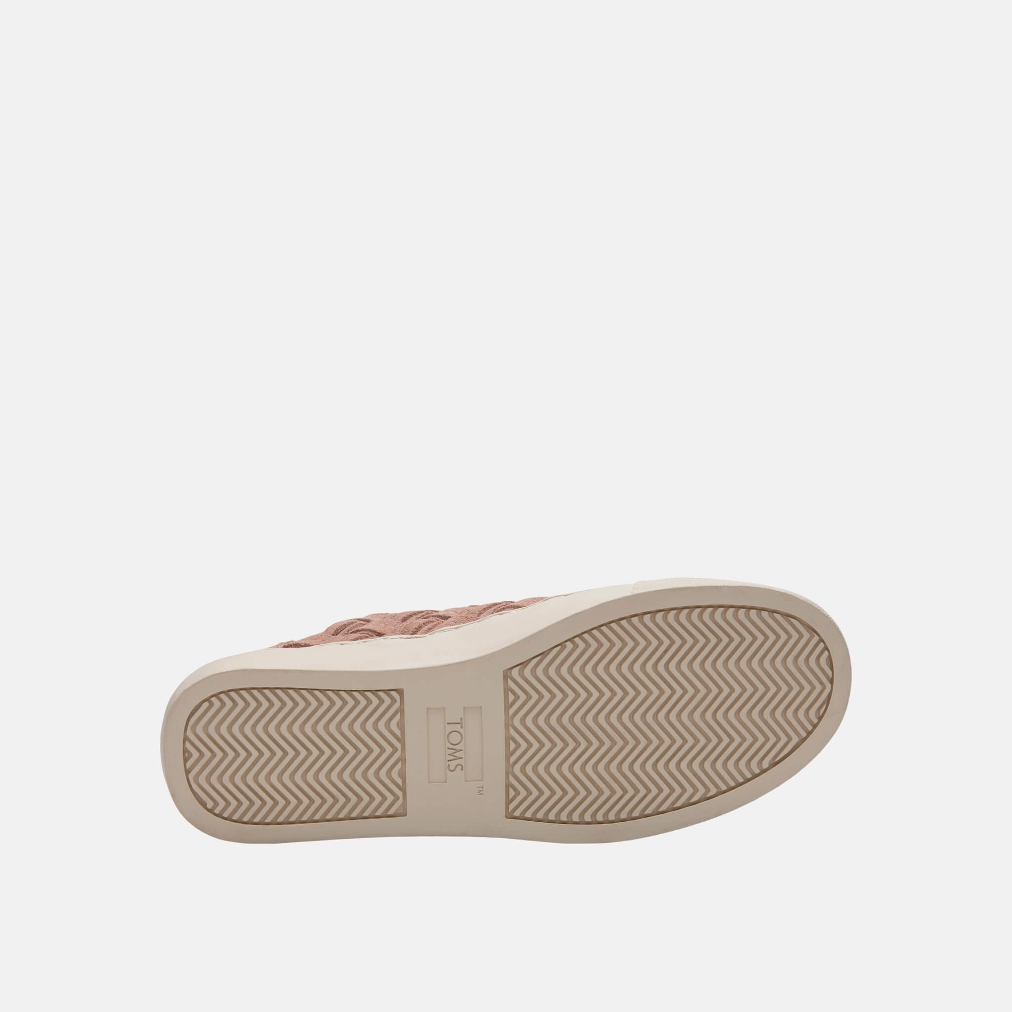 Toms Suede Basketweave Lenox Pink