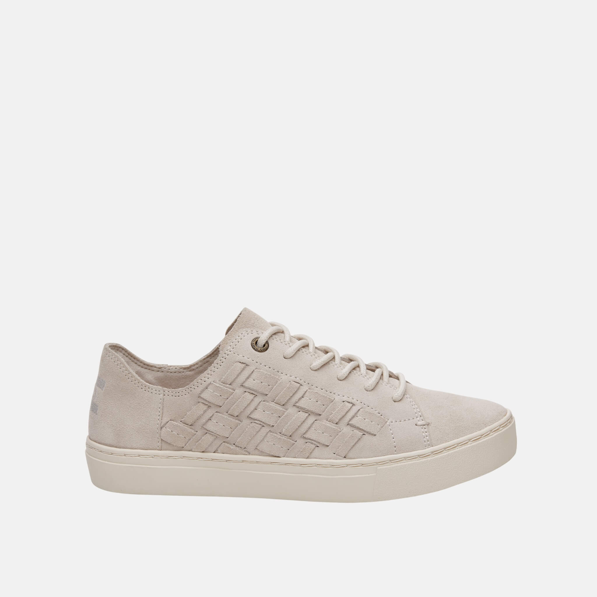 Toms Suede Basketweave Lenox Beige