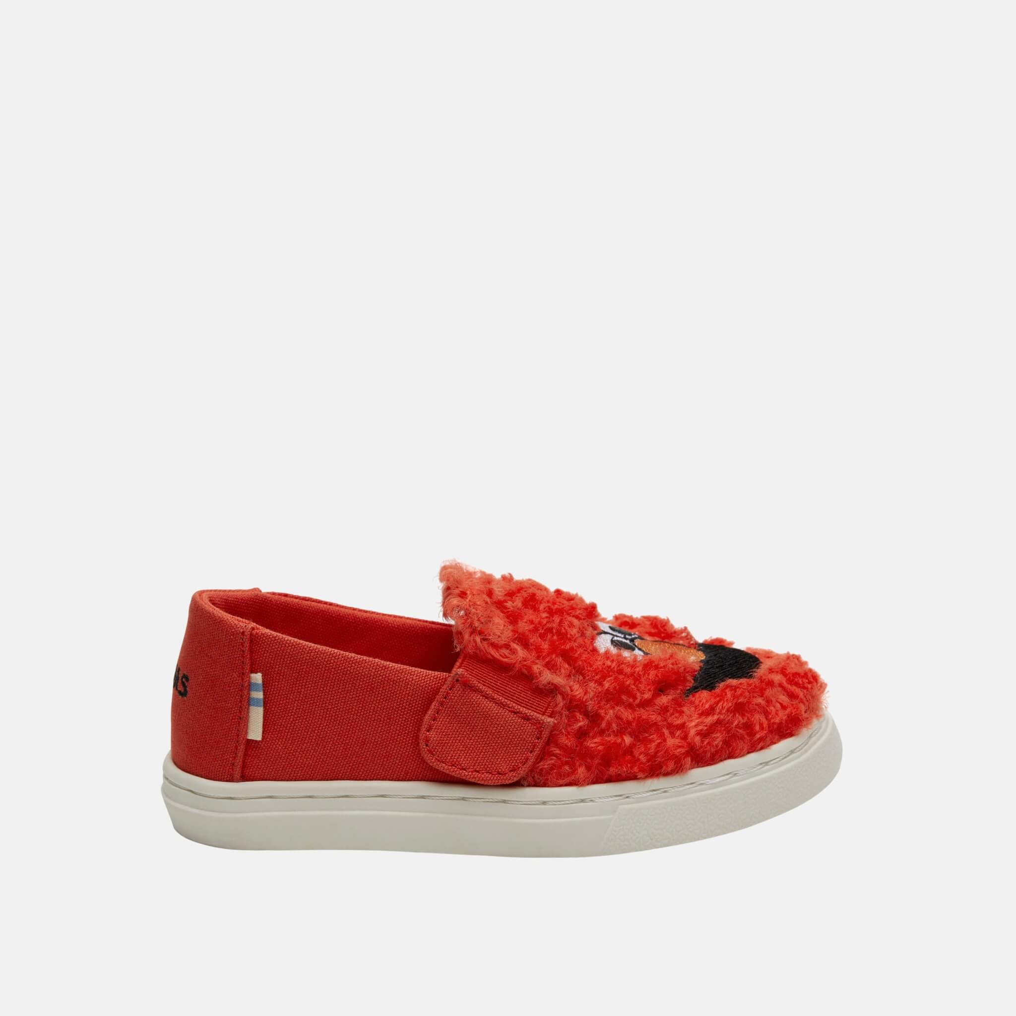 Toms Sesame Street Elmo Tiny Luca Slip-on Red