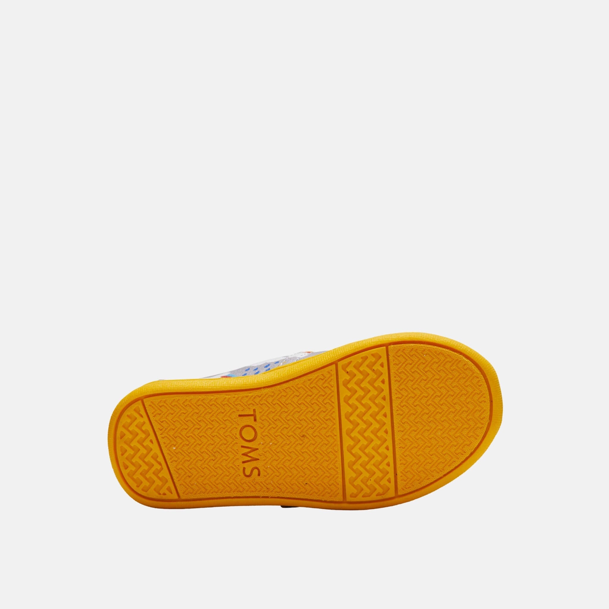 Toms Tiny Alpargata Grey/Yellow Yellow