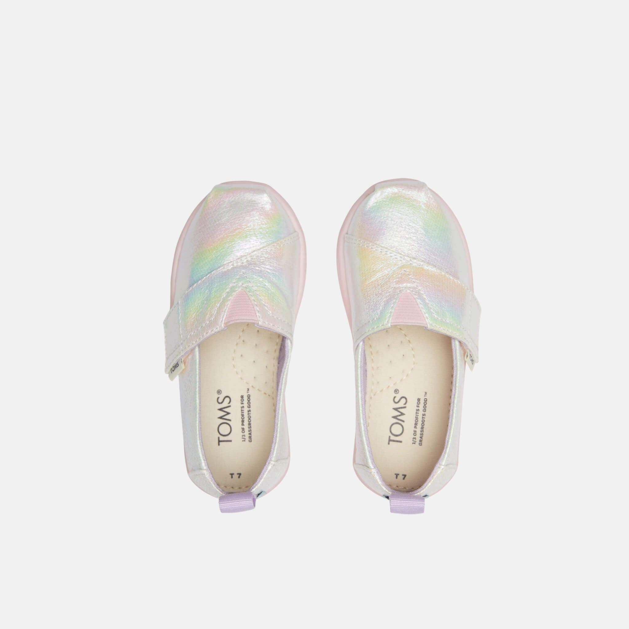 Toms Tiny Alpargata White