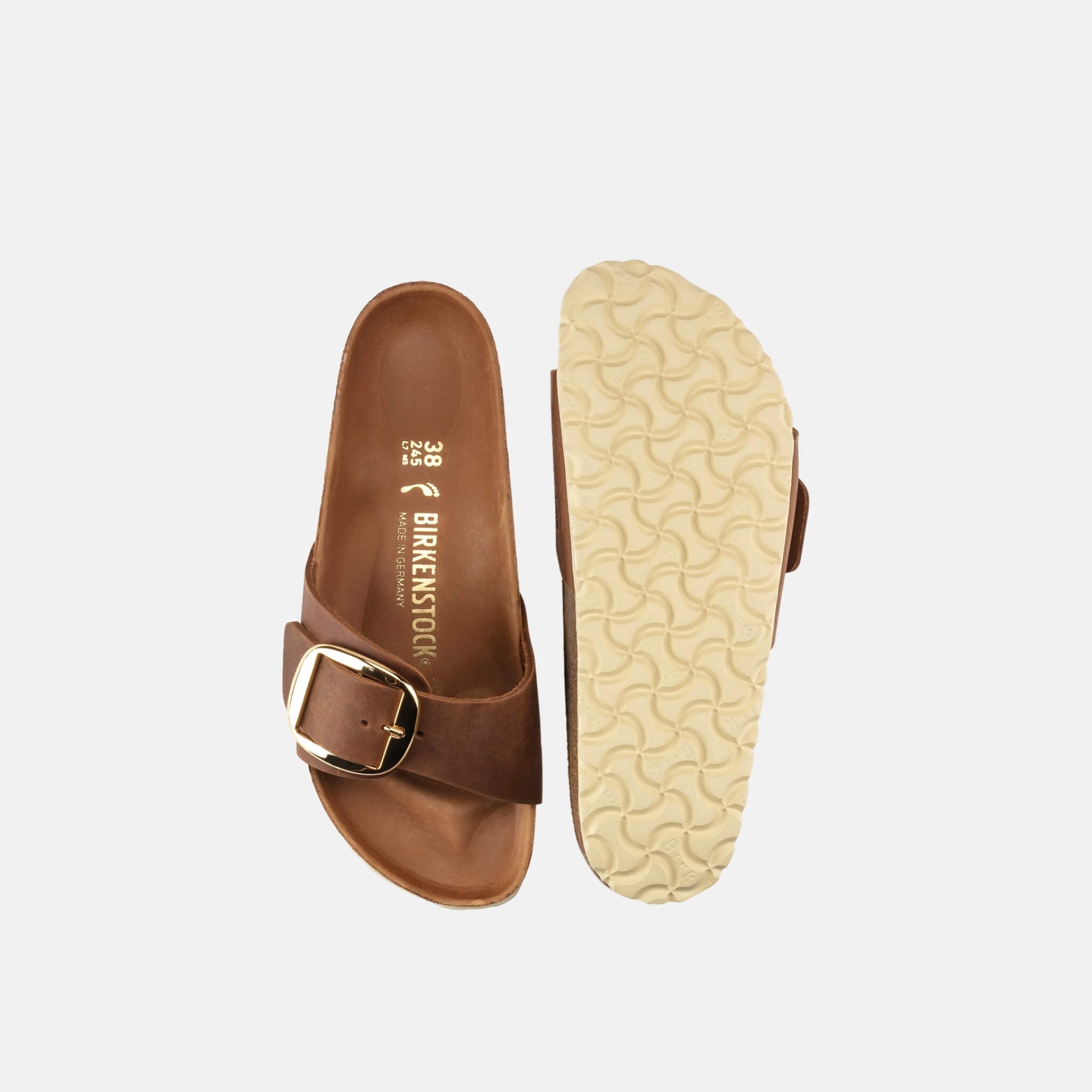 Birkenstock Madrid Big Buckle Oiled Leather Regular