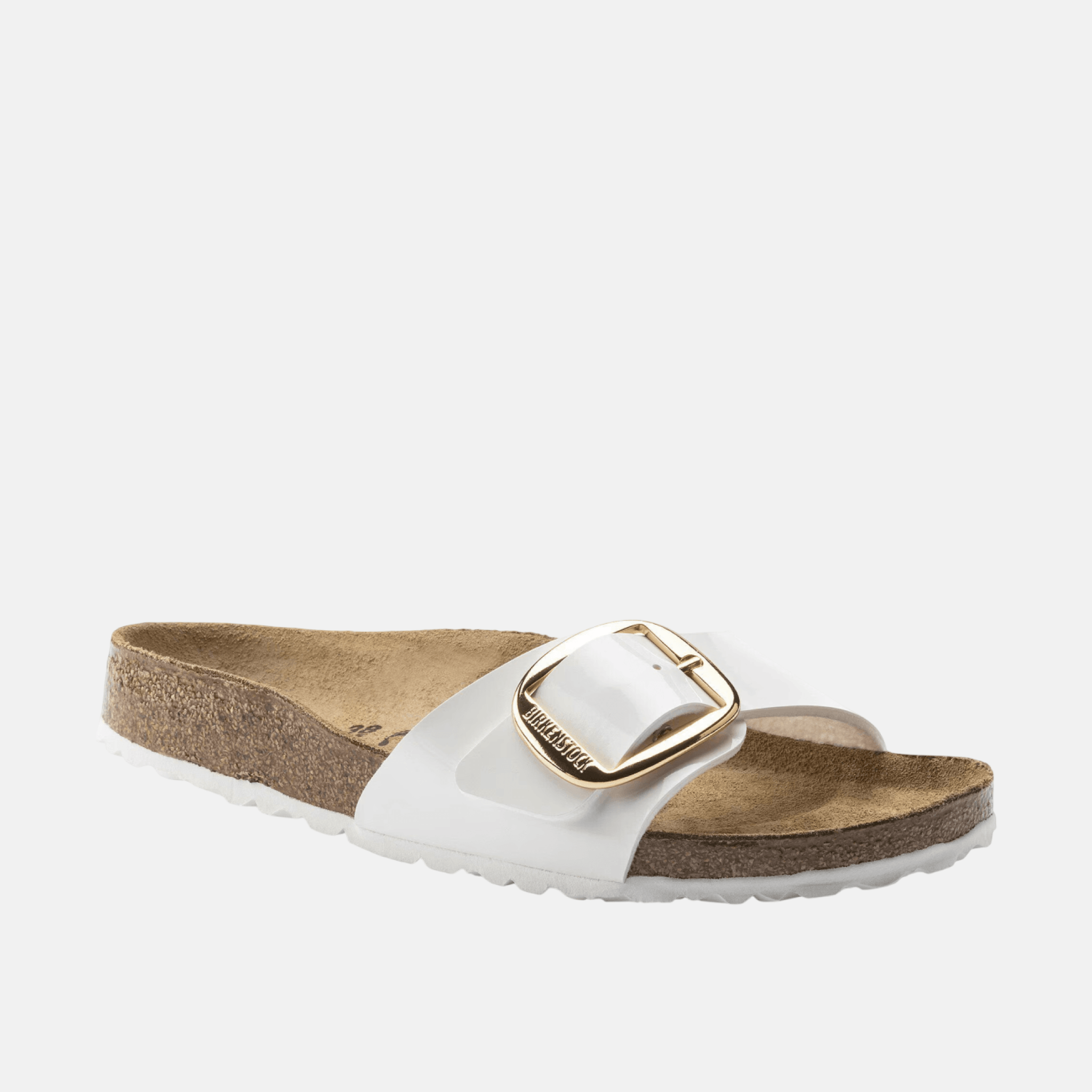 Birkenstock Madrid Big Buckle Birko-Flor Patent Narrow