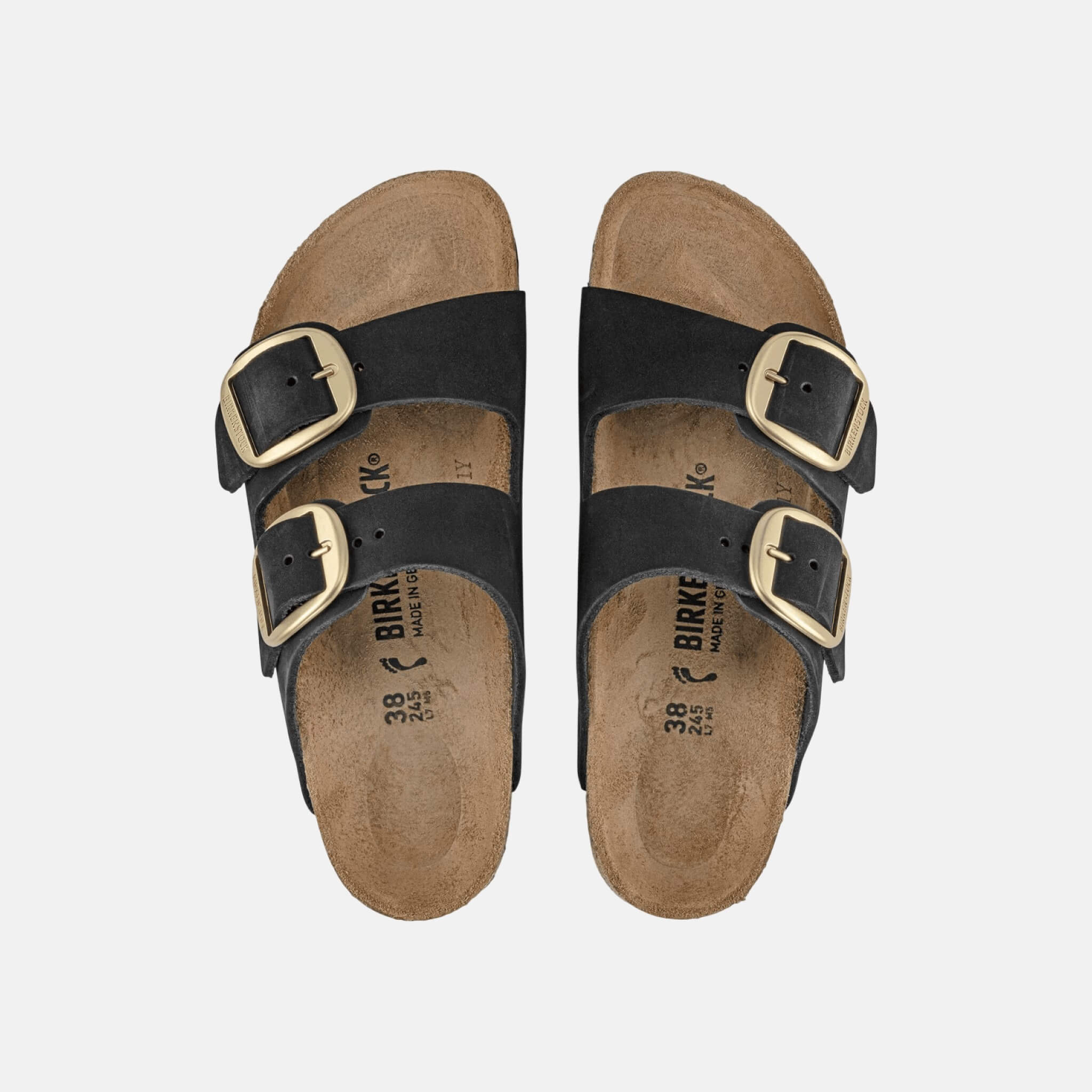 Birkenstock Arizona Big Buckle Nubuck Leather Regular