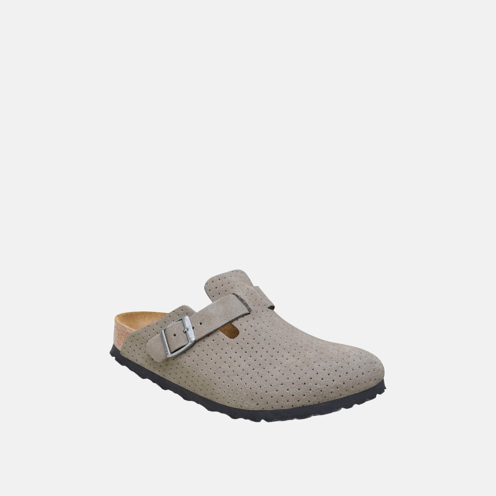 Birkenstock Boston Suede Leather Embossed Regular