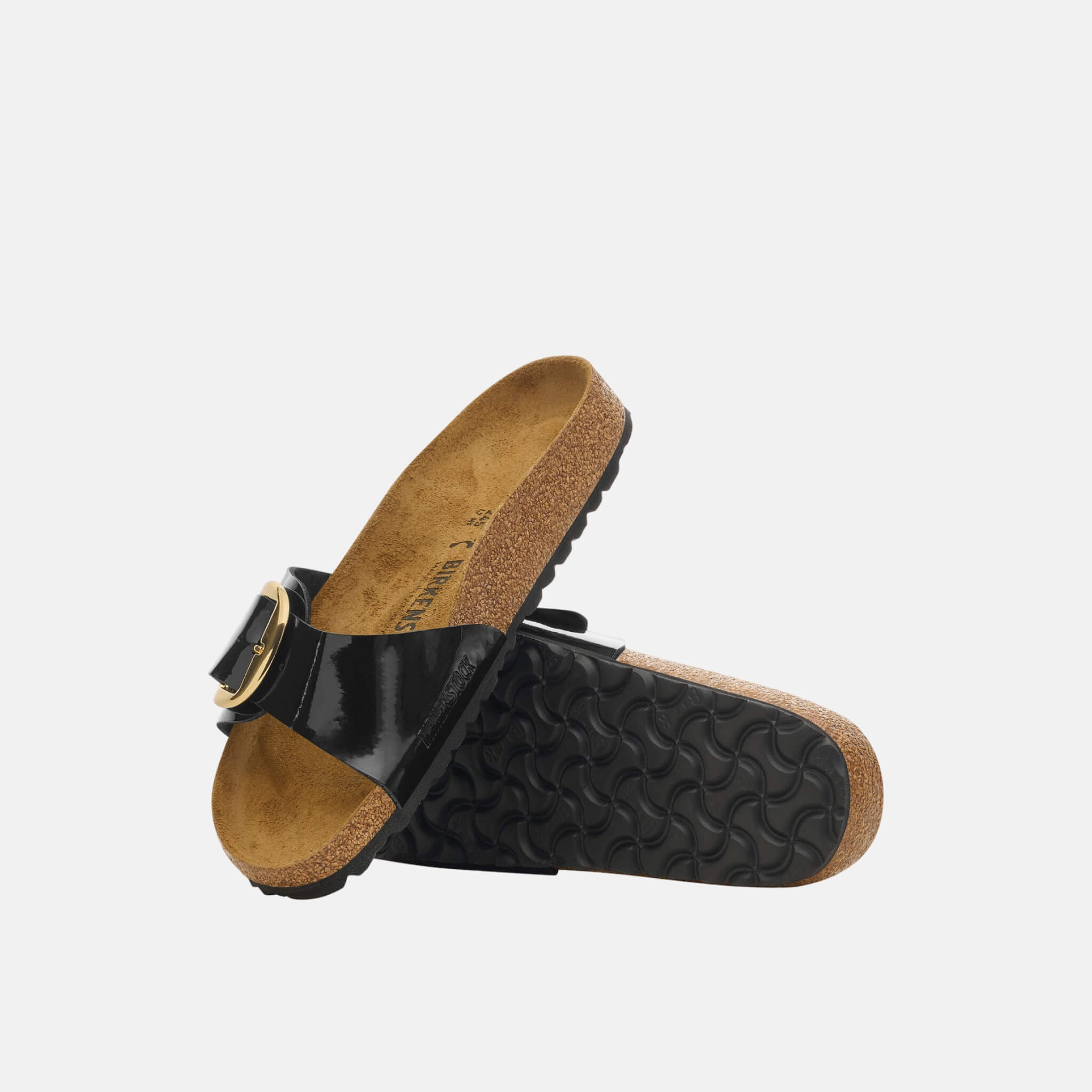 Birkenstock Madrid Big Buckle Birko-Flor Patent Regular