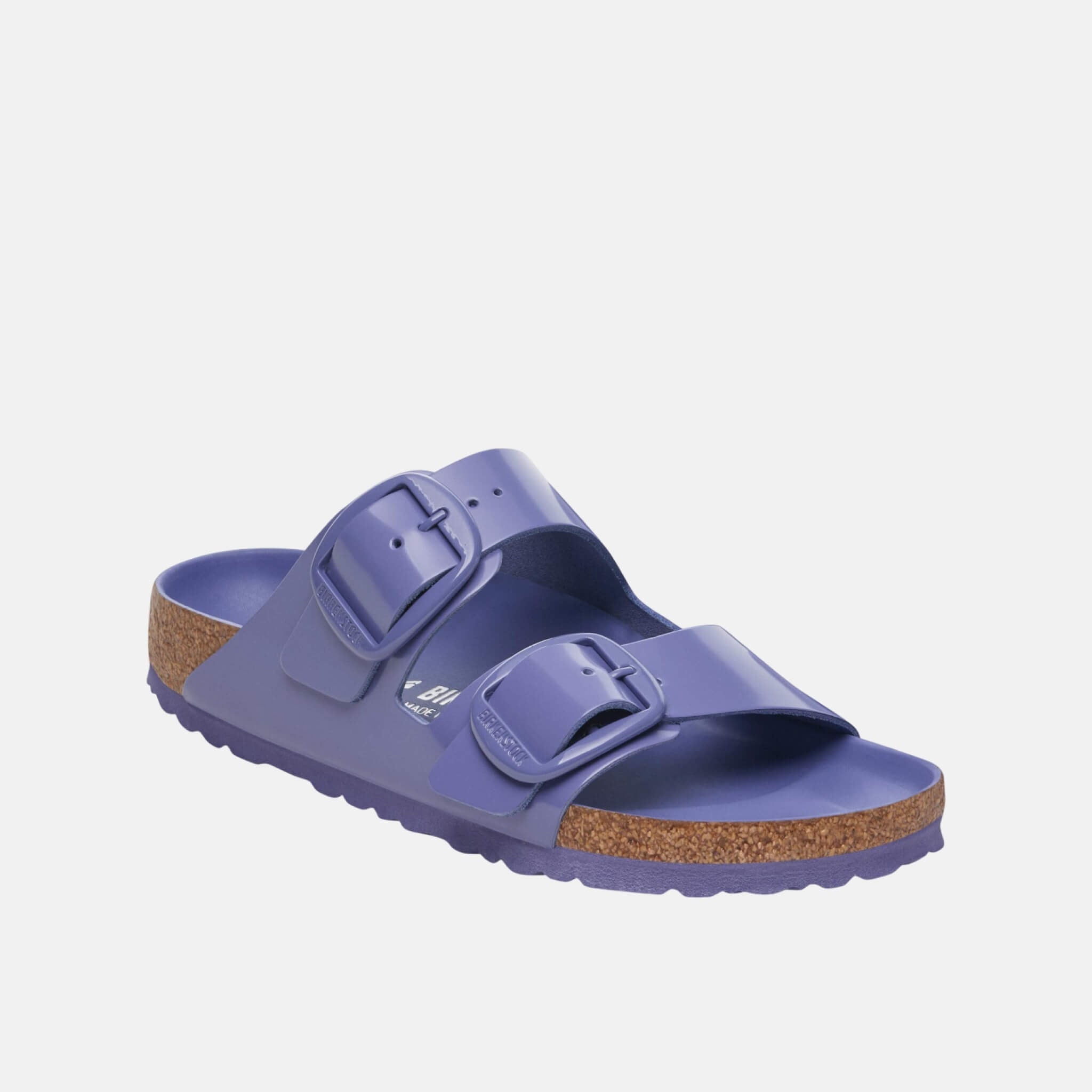 Birkenstock Arizona Big Buckle Natural Leather Patent Regular