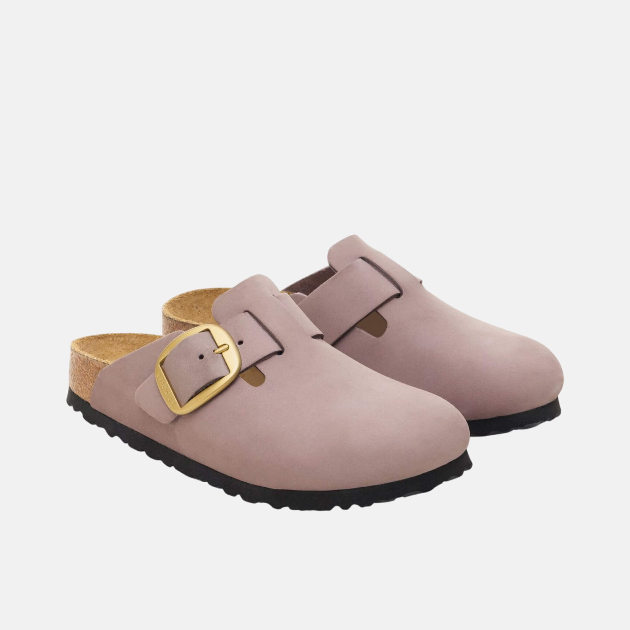 Birkenstock Boston Big Buckle Nubuk Leather Regular