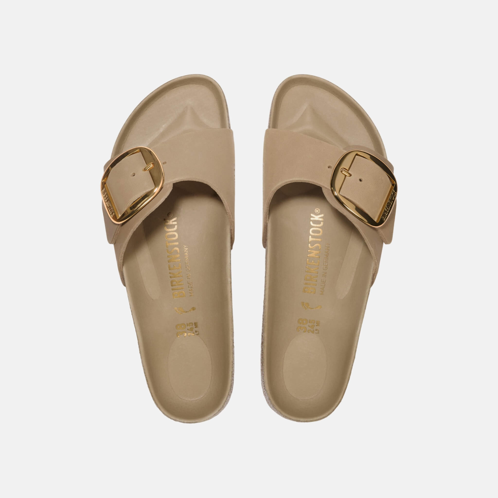 Birkenstock Madrid Big Buckle Natural Leather Oiled Regular