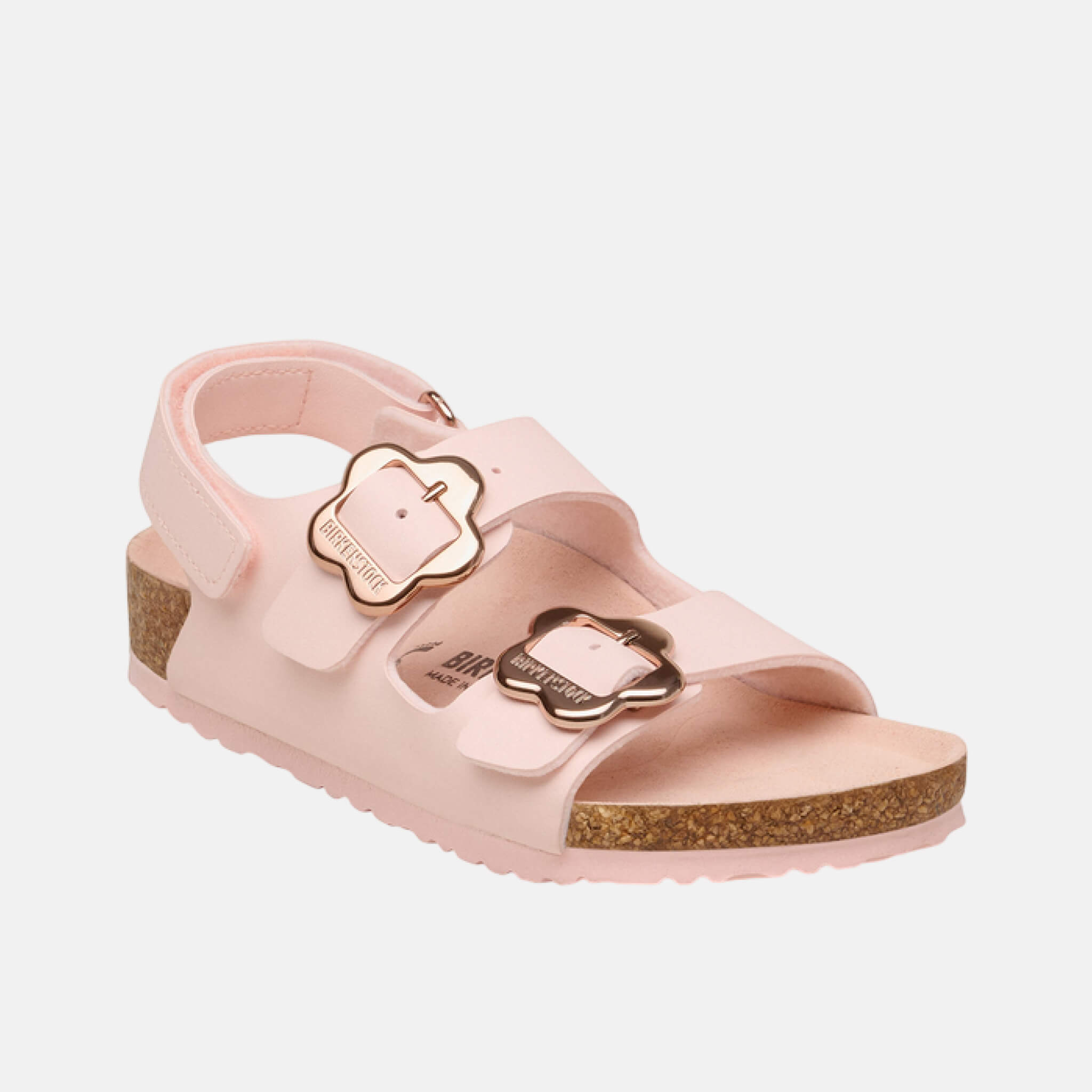 Birkenstock Milano AS Flower Buckle Kids Birko-Flor Regular