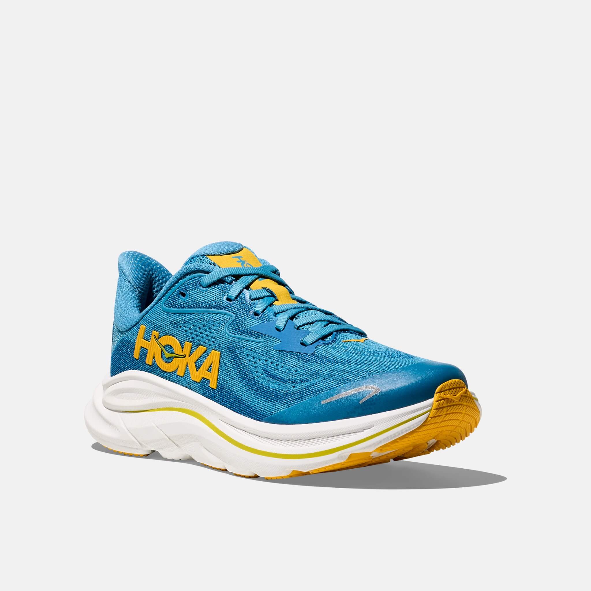 Hoka Clifton 10 Big Kids Alpine Blue/Foggy Night