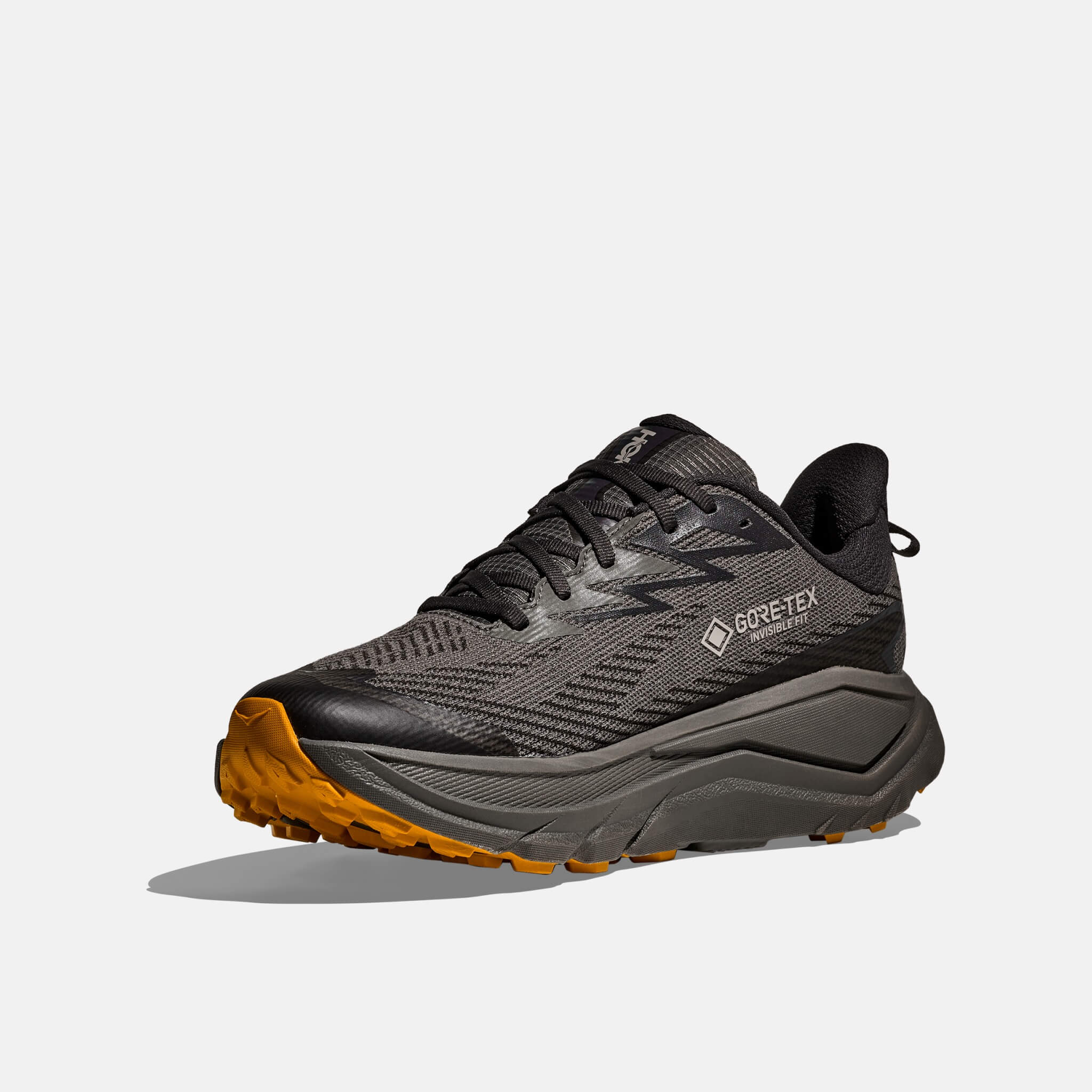Hoka Challenger 8 GTX Asphalt Grey/Varsity Yellow