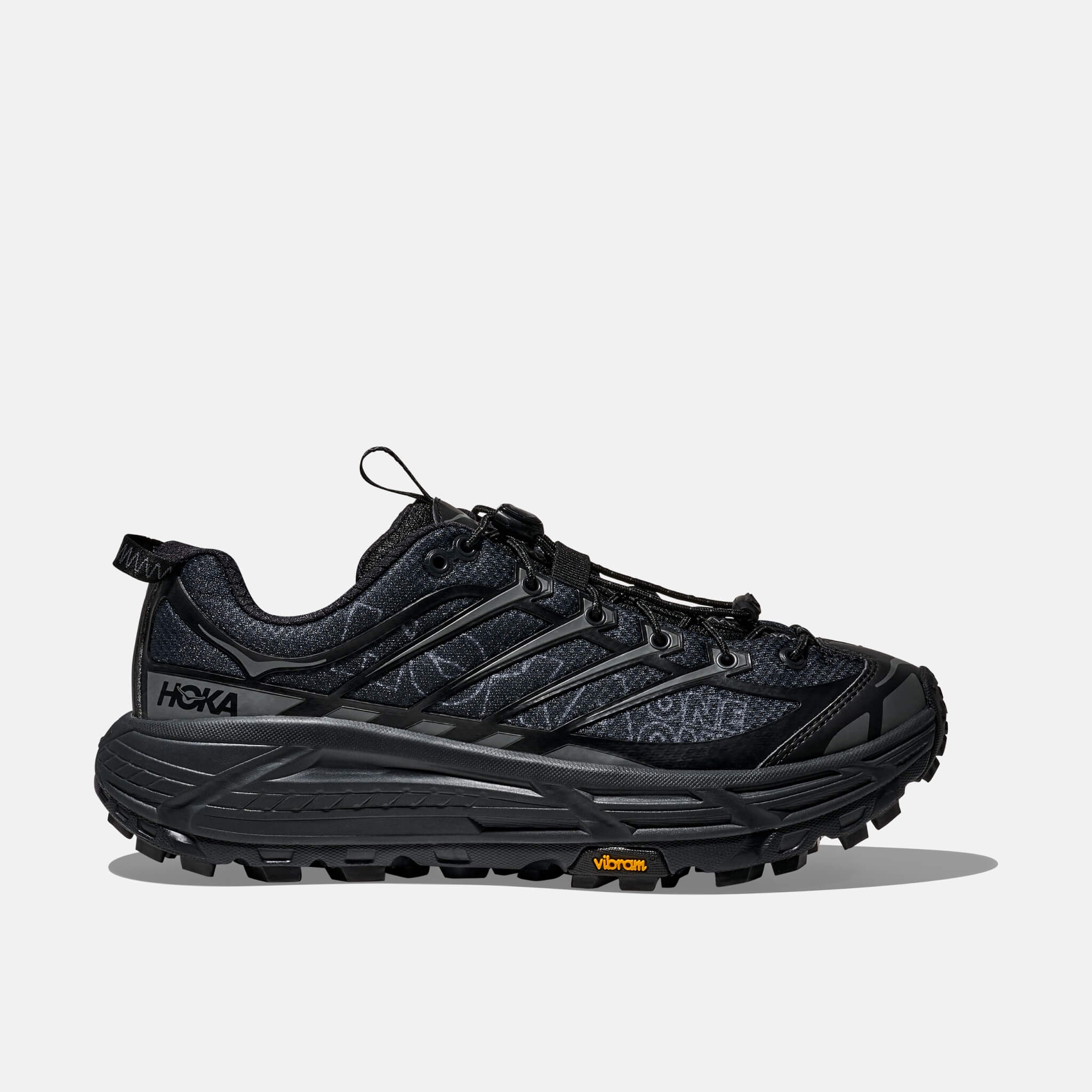 Hoka Mafate Three2 Wordmark Black/Outer Orbit