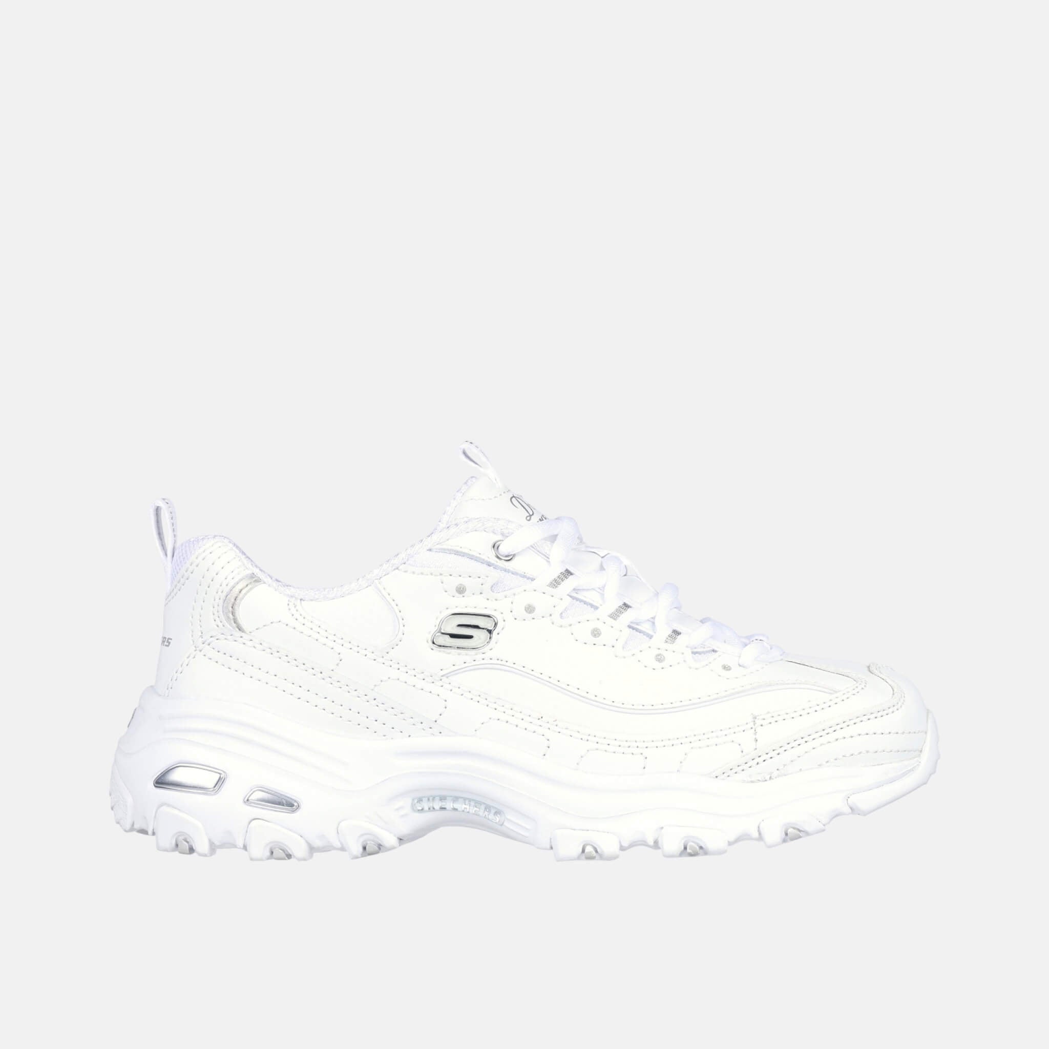 Skechers D'Lites Fresh Start White/Silver
