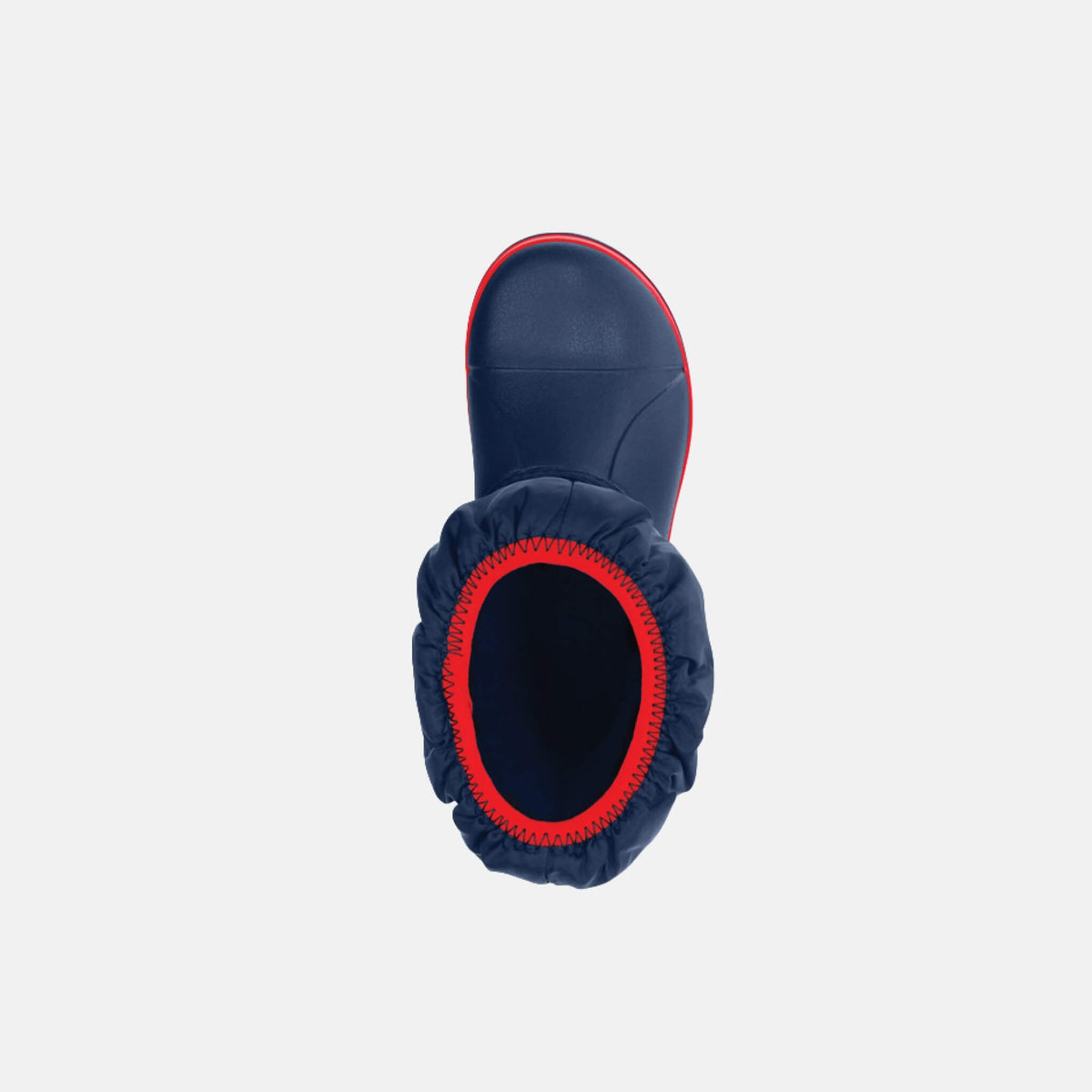 Crocs Winter Puff Boot Kids Navy/Red