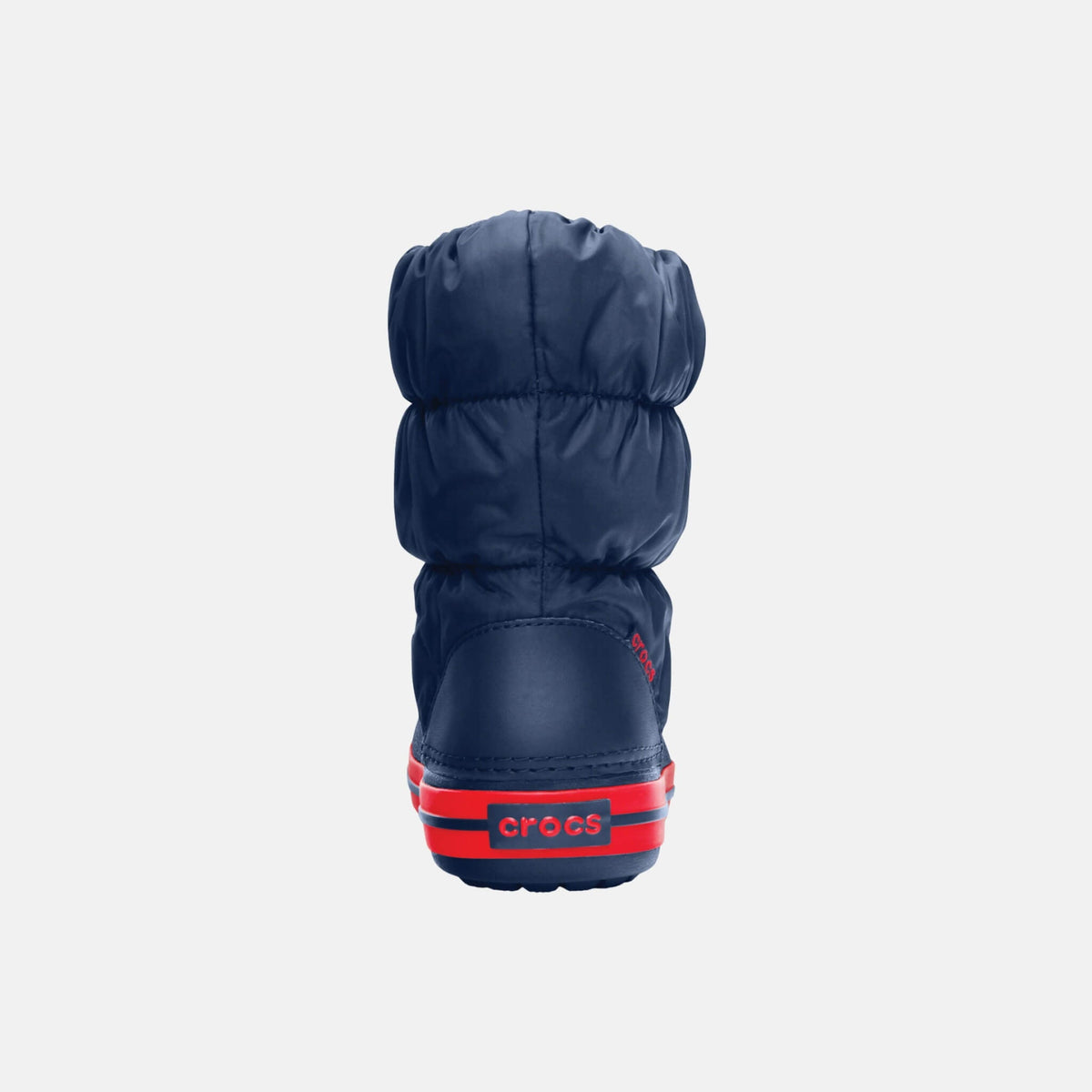 Crocs Winter Puff Boot Kids Navy/Red