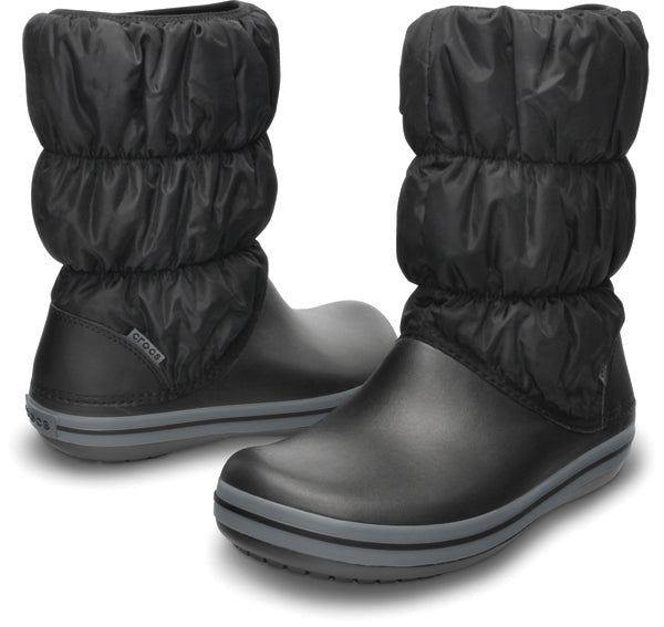 Crocs Winter Puff Boot Women Black/Charcoal