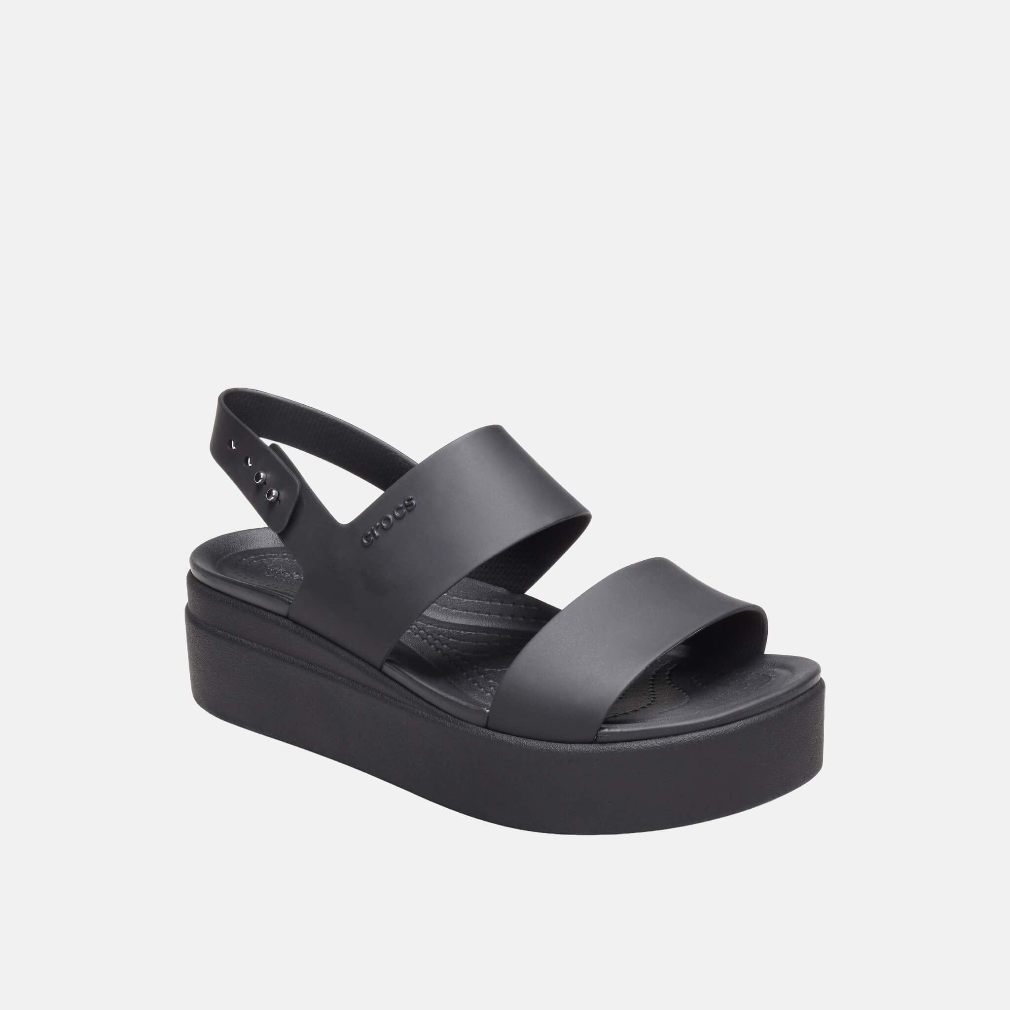 Crocs Brooklyn Low Wedge Black/Black
