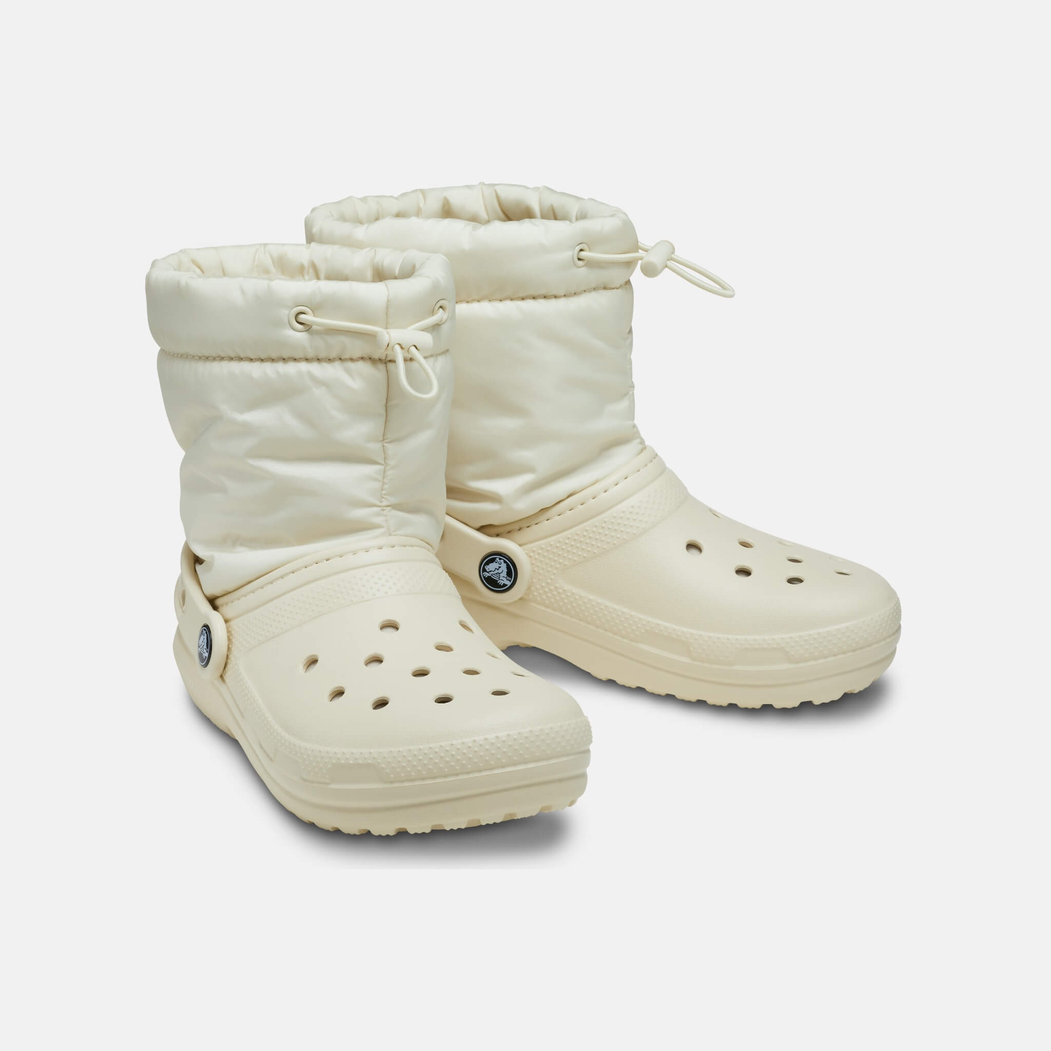 Crocs Classic Lined Neo Puff Boot Bone