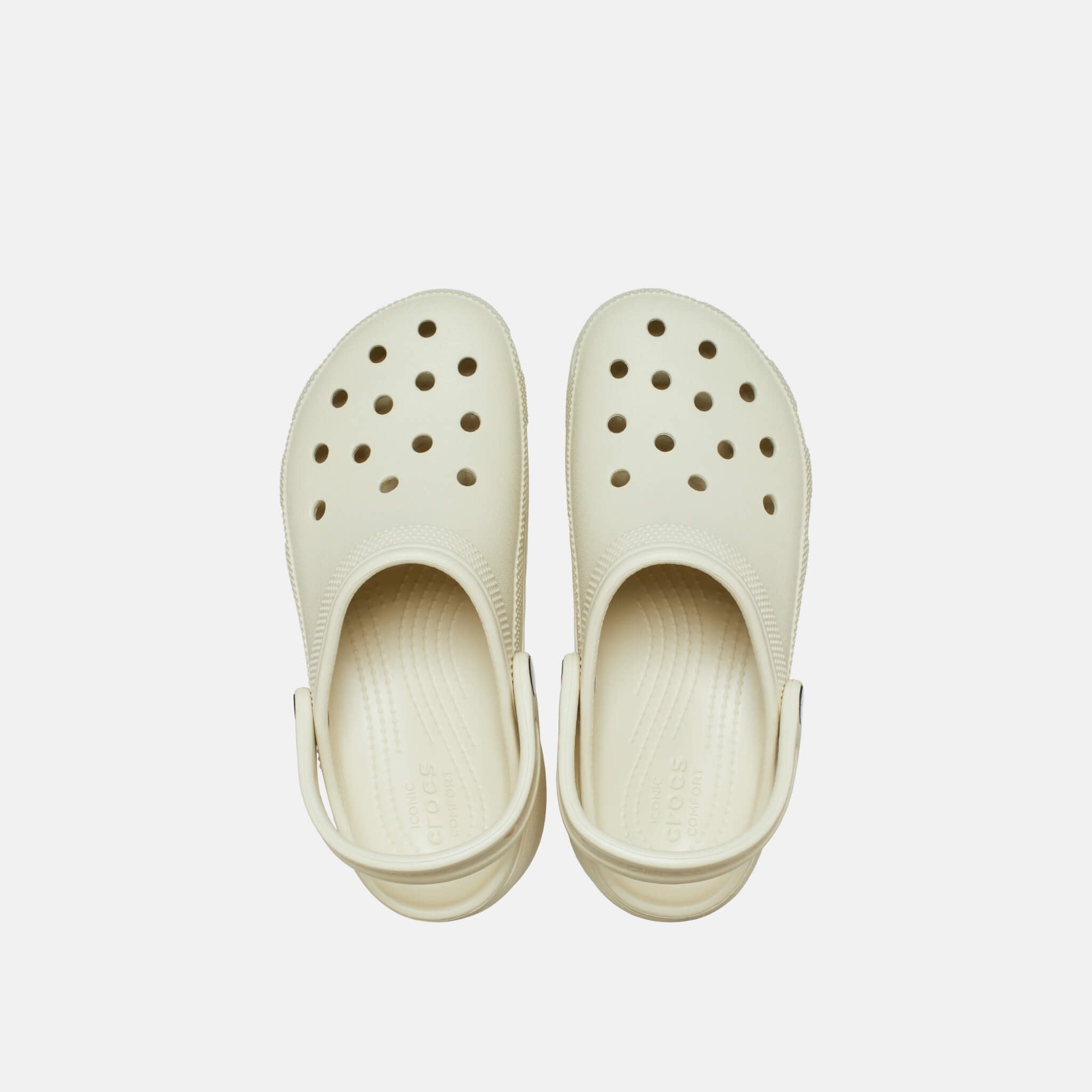 Crocs Classic Platform Clog Bone