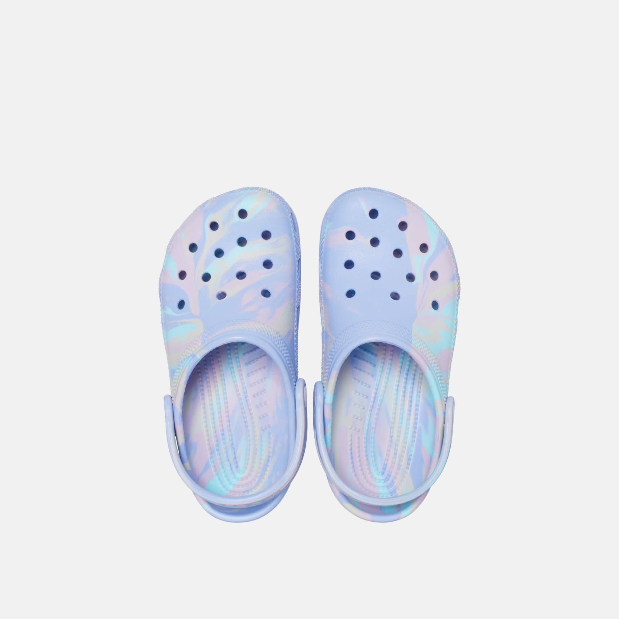 Crocs Kids Classic Marbled Clog Moon Jelly/Multi