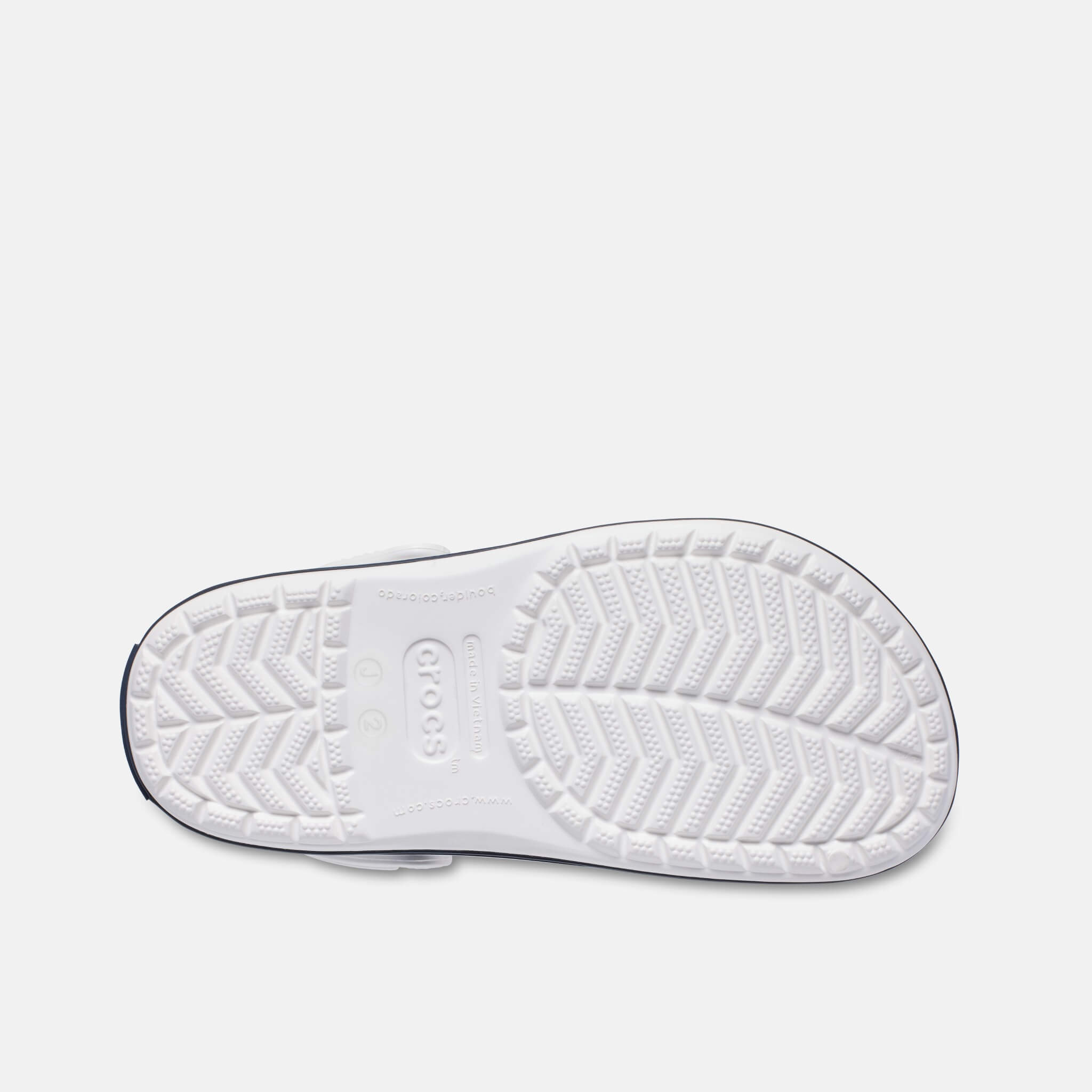 Crocs Kids Crocband Clog White/Navy