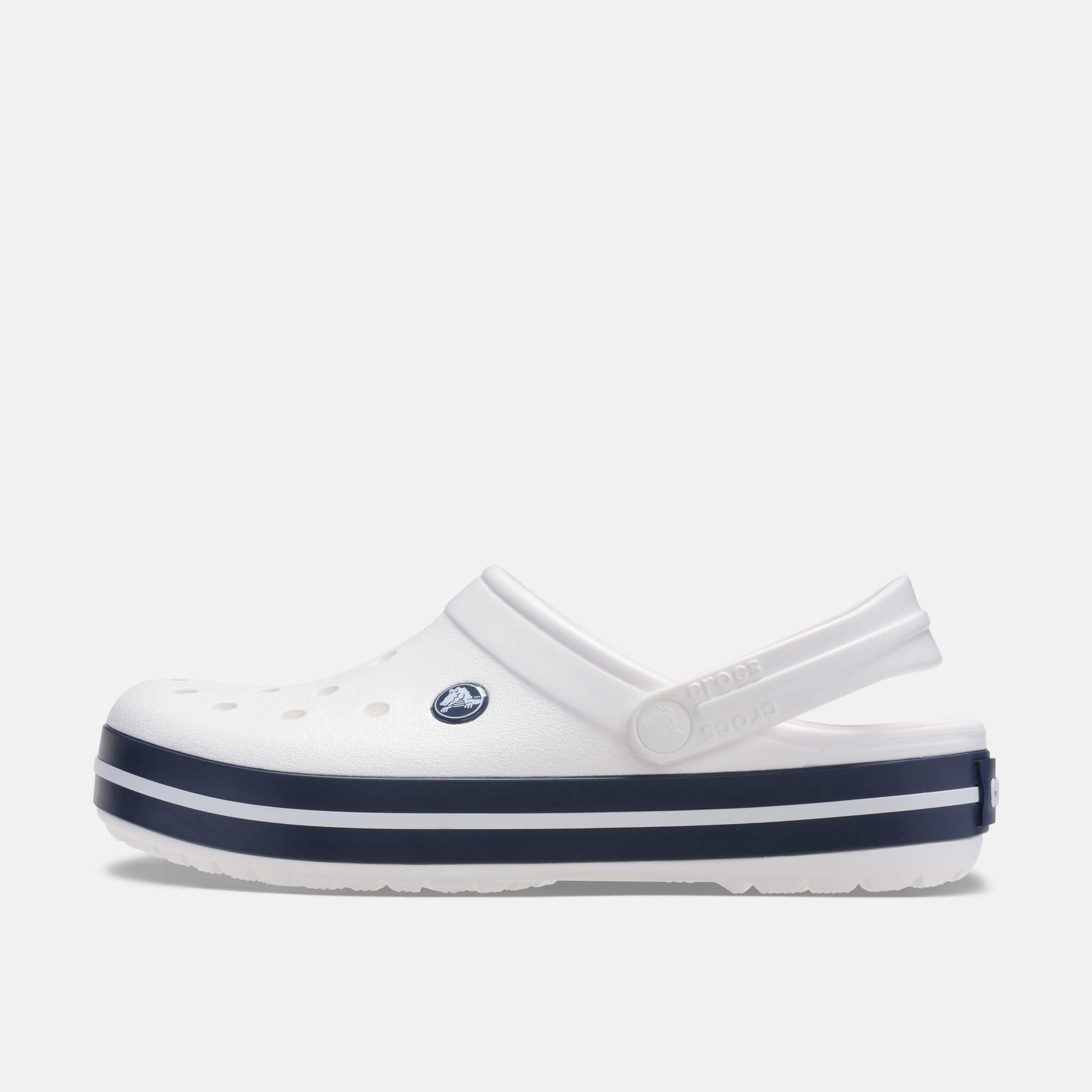 Crocs Kids Crocband Clog White/Navy
