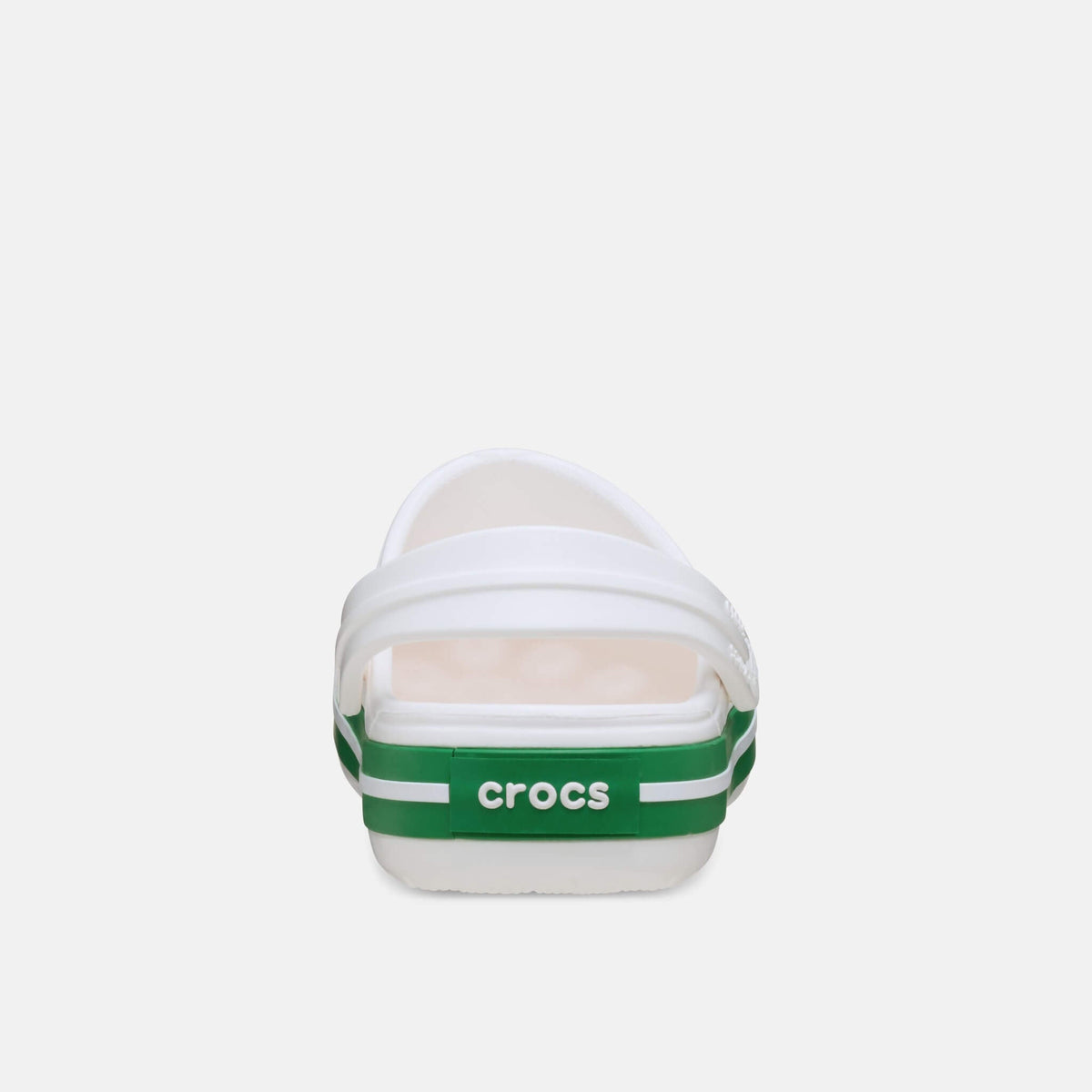 Crocs Kids Crocband Clog White/Green Ivy