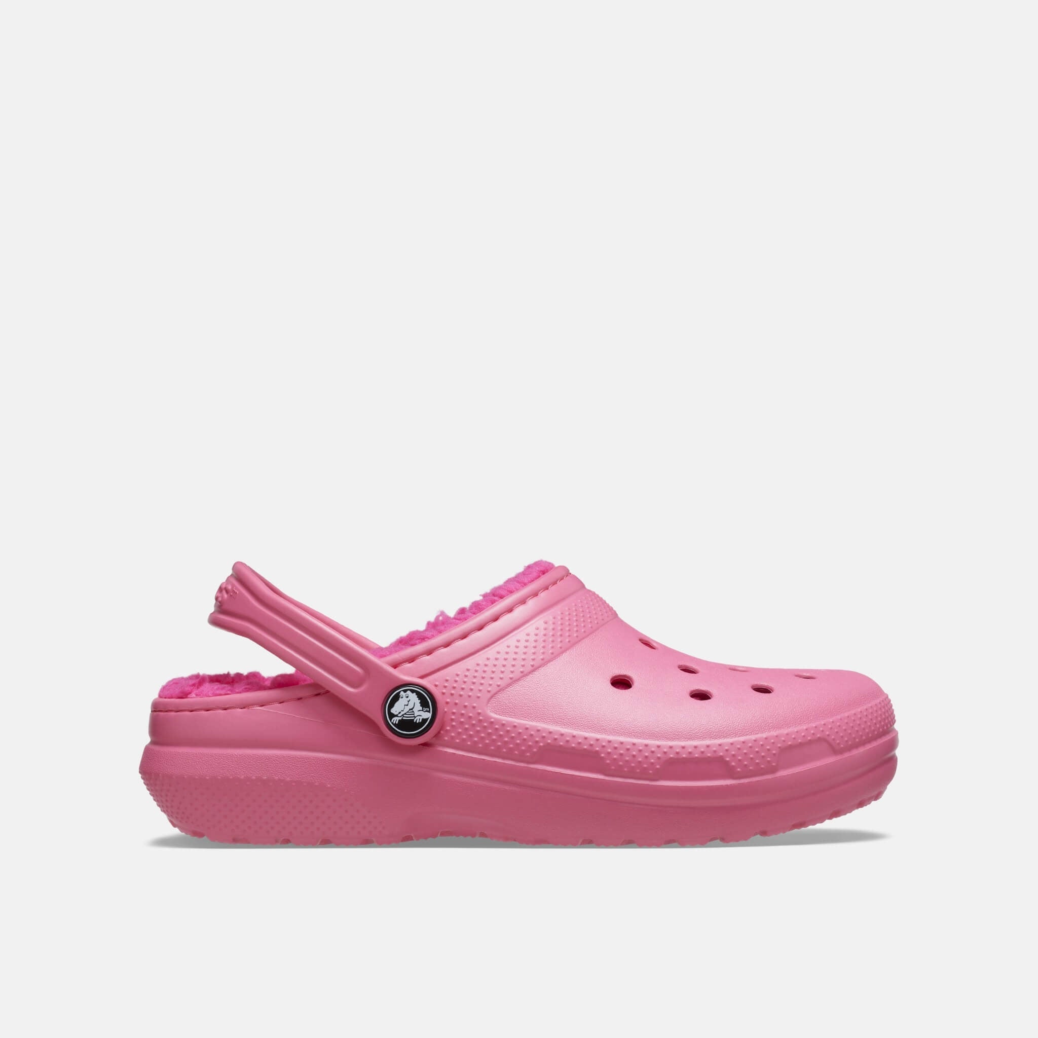 Crocs Kids Classic Lined Clog Hyper Pink