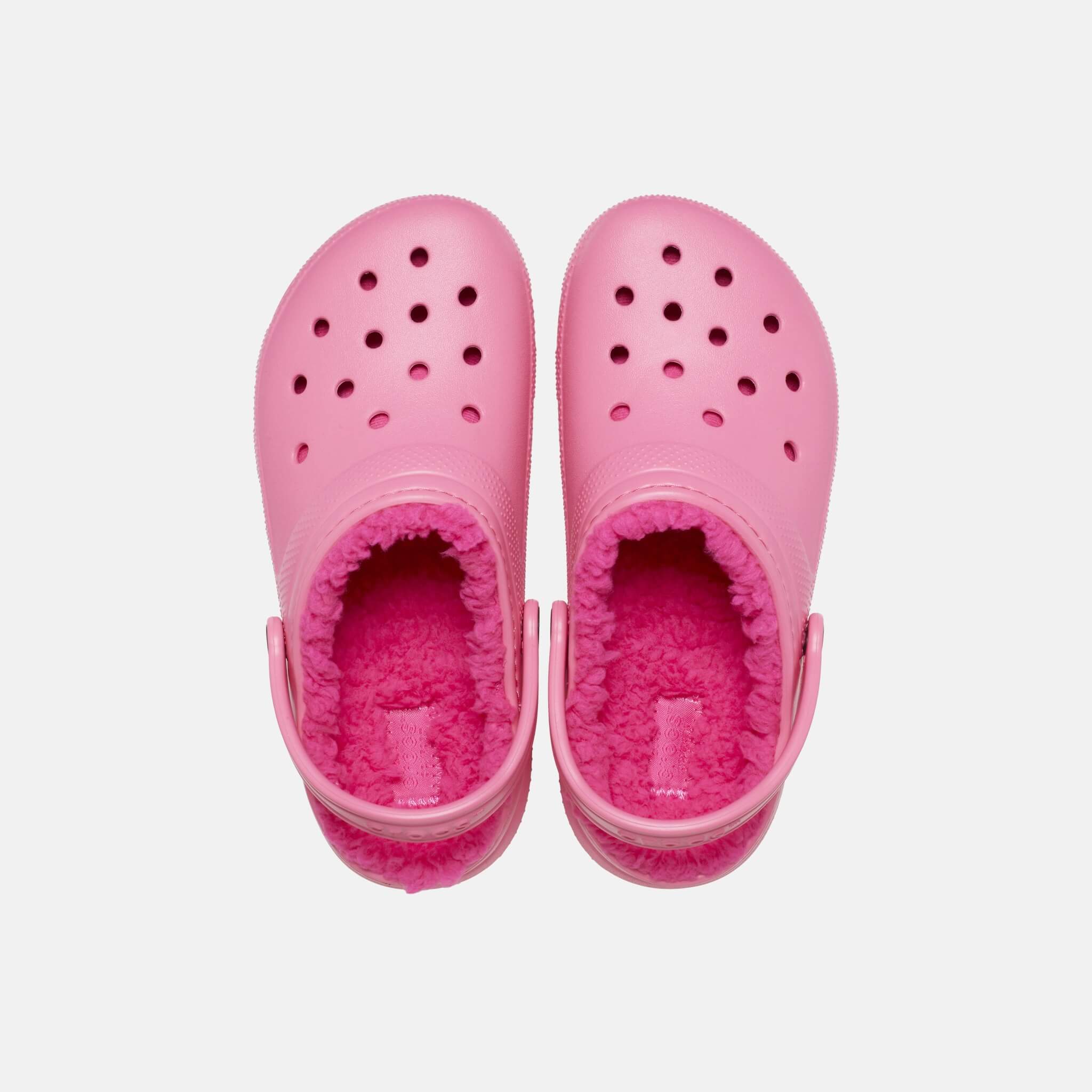 Crocs Kids Classic Lined Clog Hyper Pink