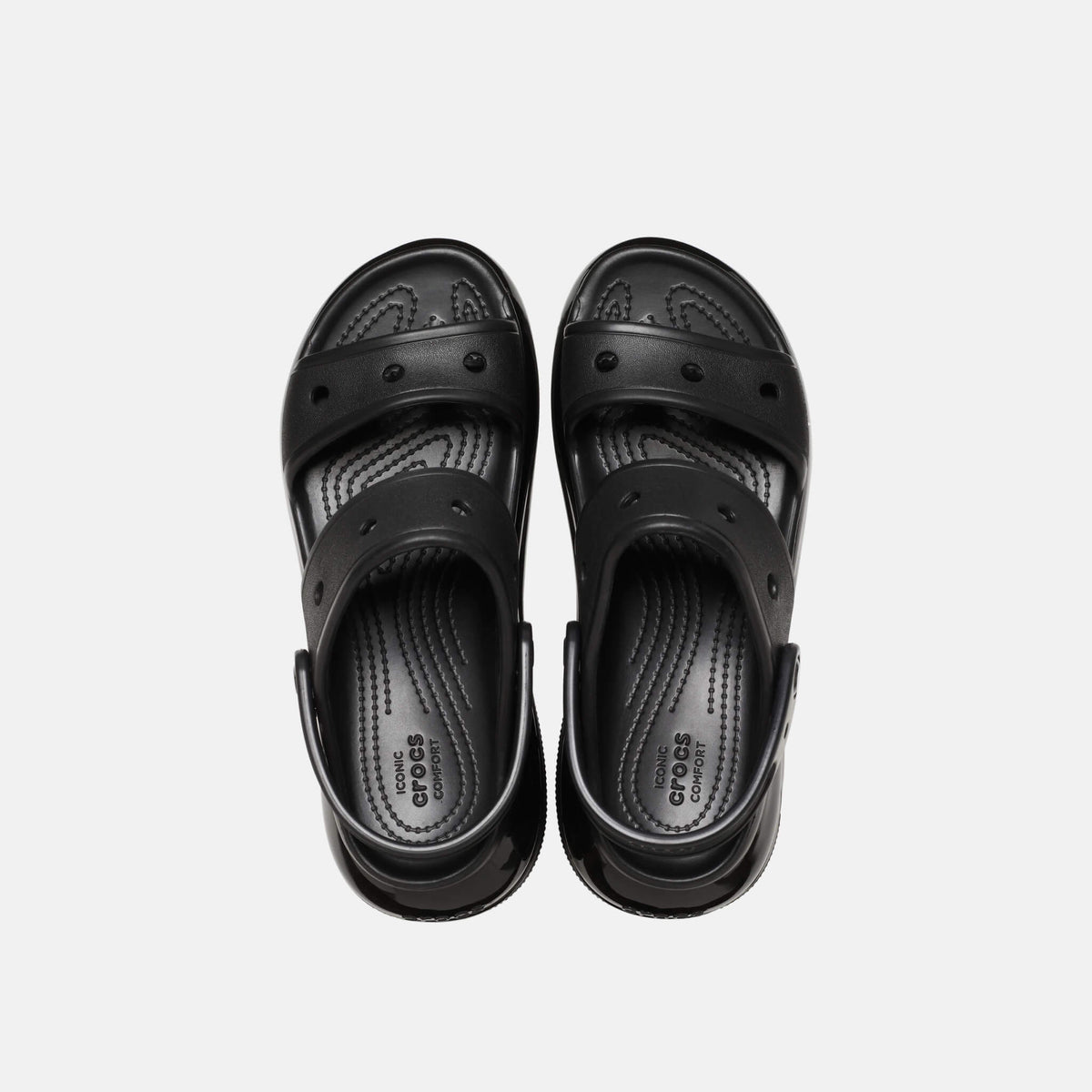 Crocs Classic Mega Crush Sandal Black
