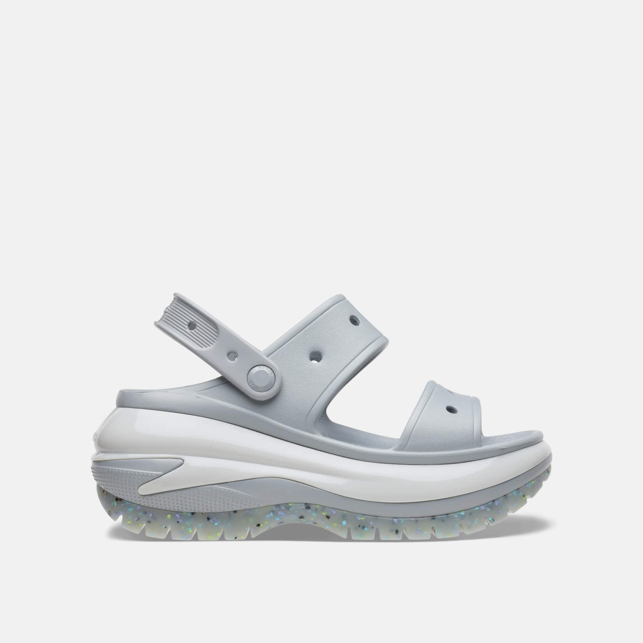 Crocs Classic Mega Crush Sandal Light Grey