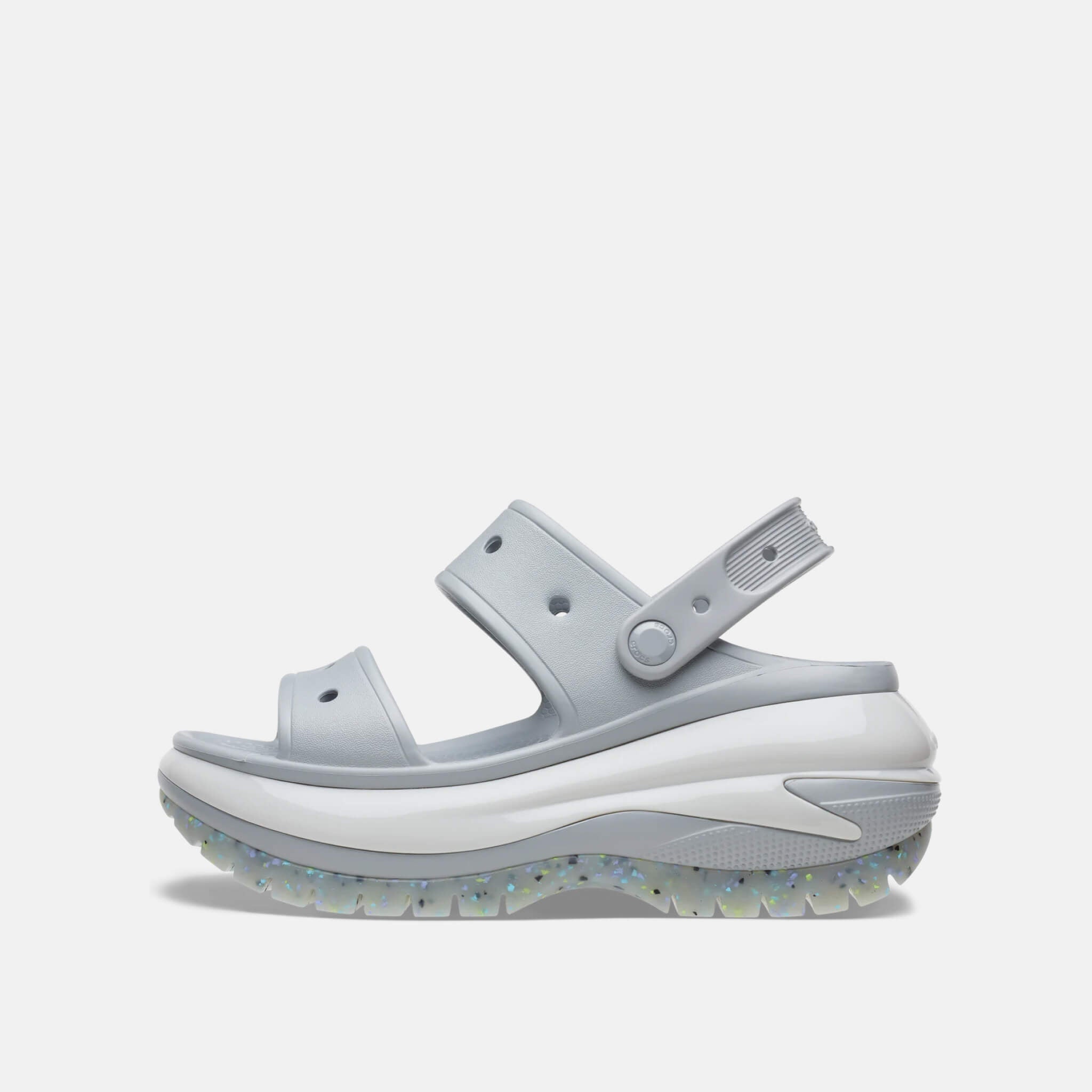 Crocs Classic Mega Crush Sandal Light Grey