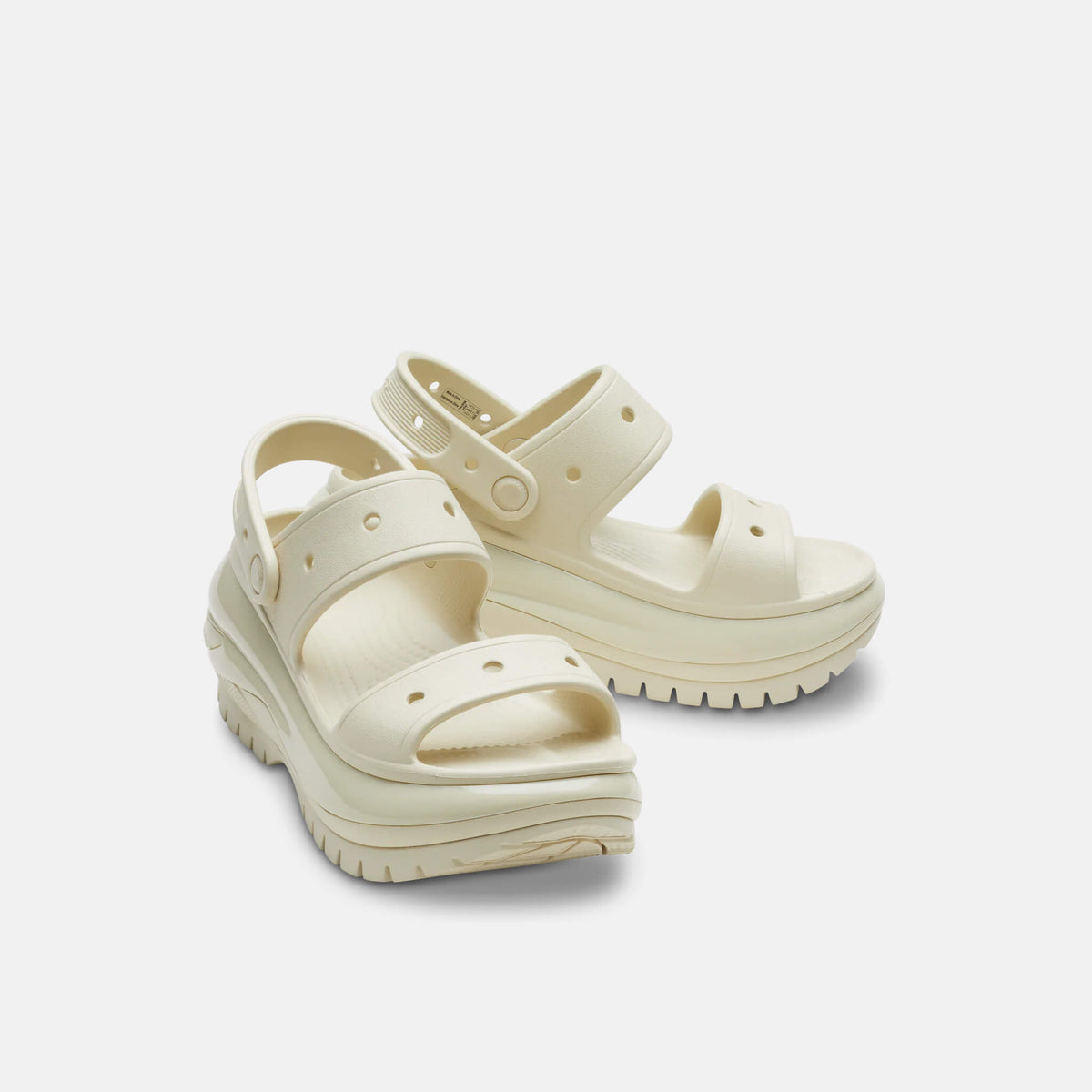 Crocs Classic Mega Crush Sandal Bone