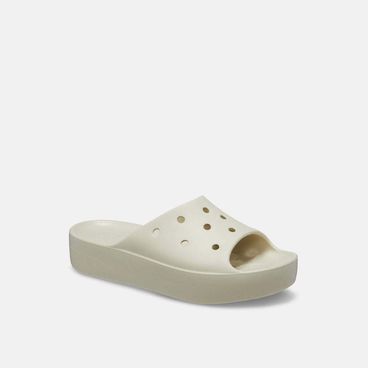 Crocs Classic Platform Slide Bone