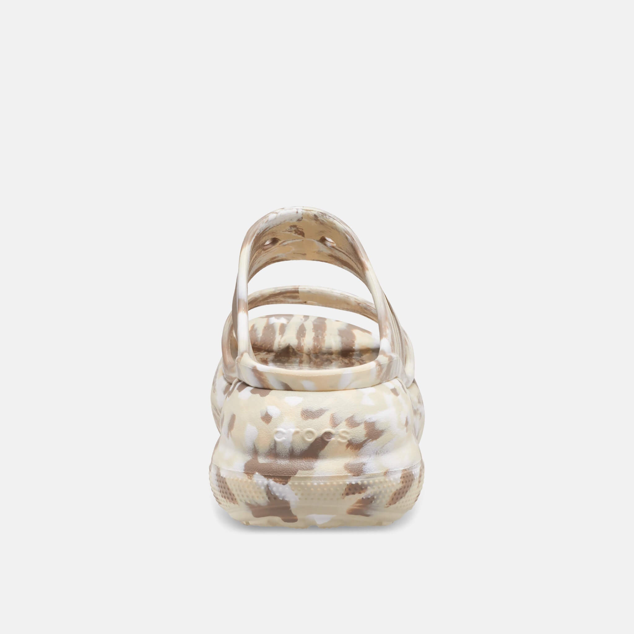 Crocs Classic Crush Marbled Sandal Bone/Multi