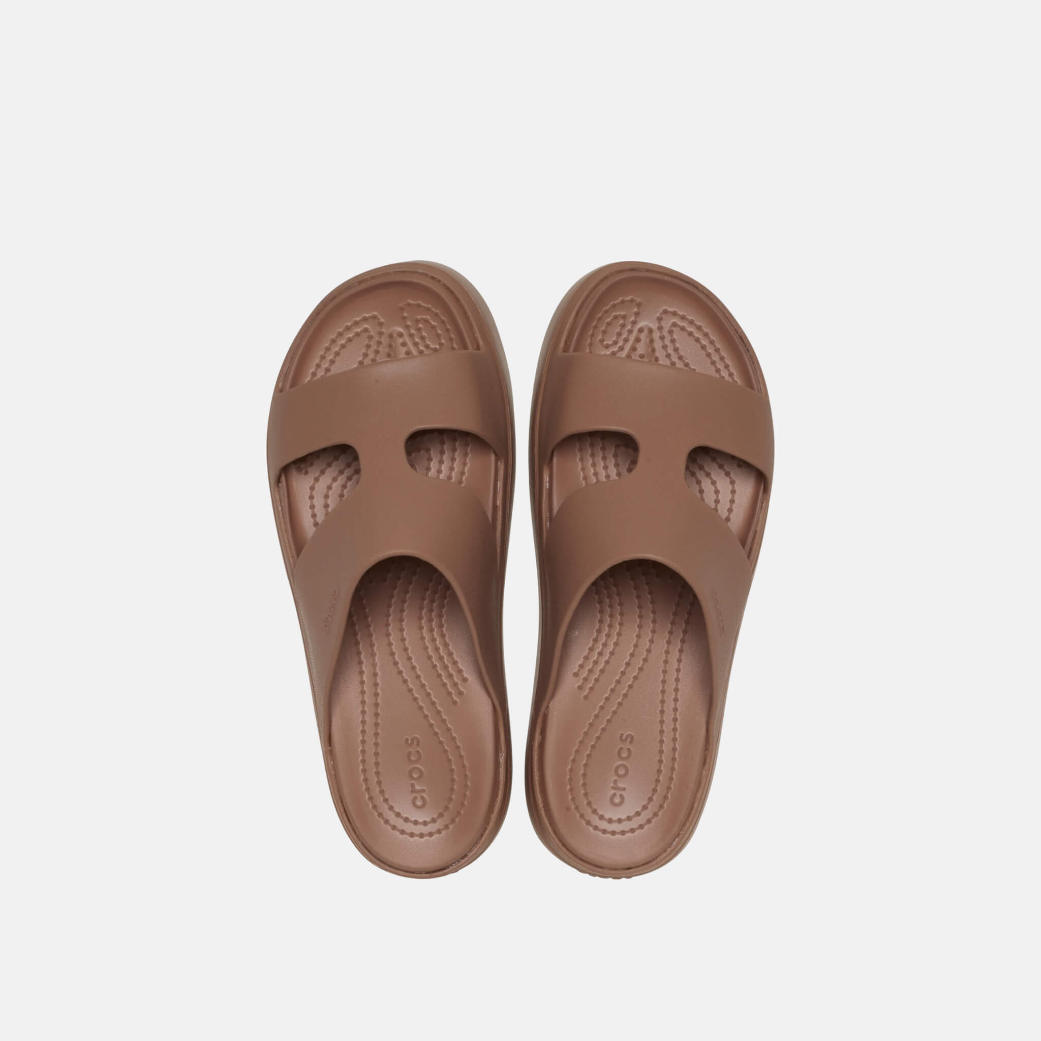Crocs Getaway Platform H-Strap Latte
