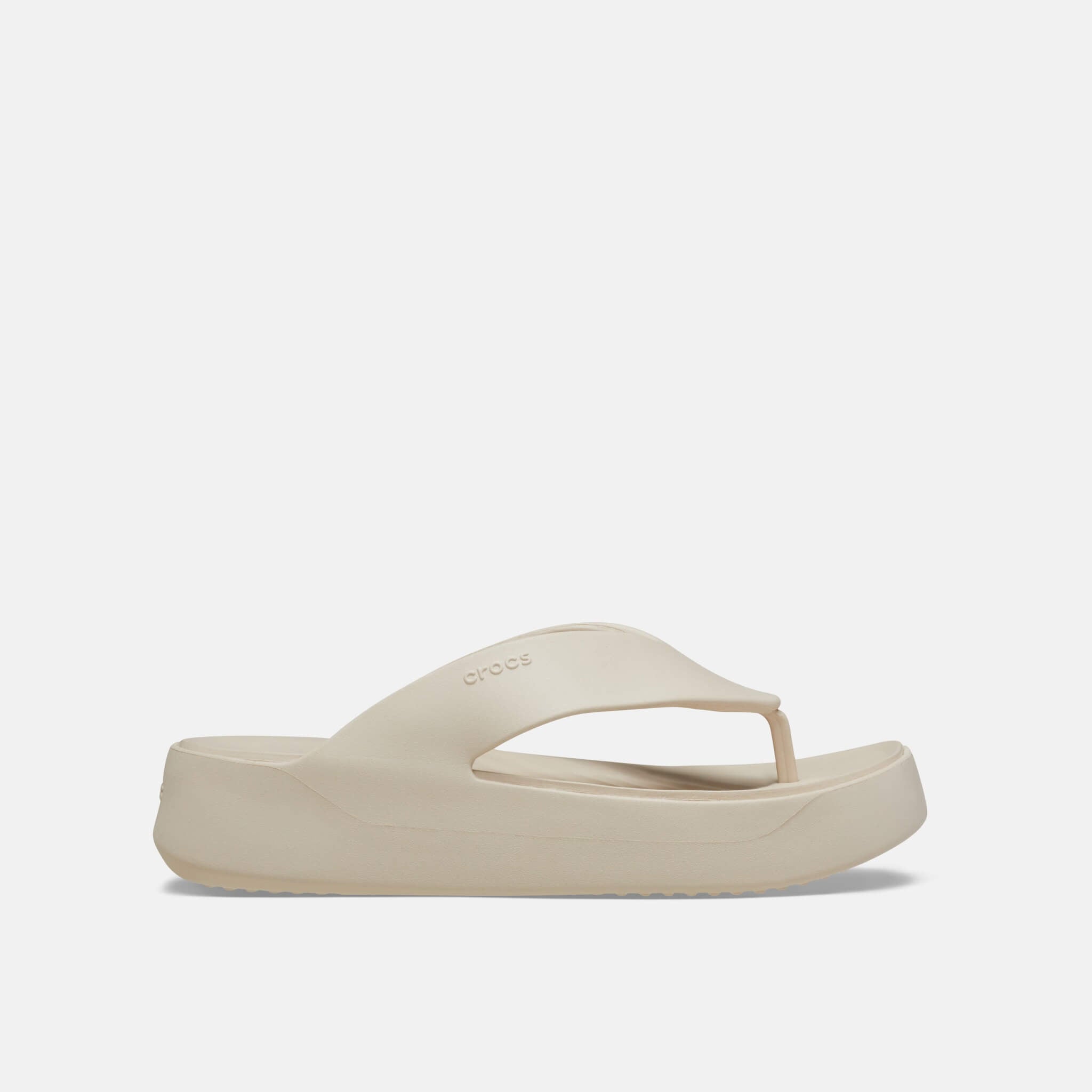 Crocs Getaway Platform Flip Stucco