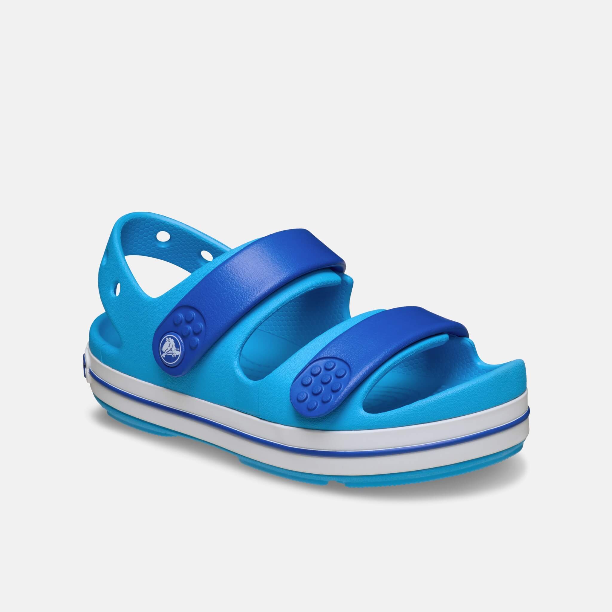 Crocs Kids Crocband Cruiser Sandal Venetian/Blue Bolt