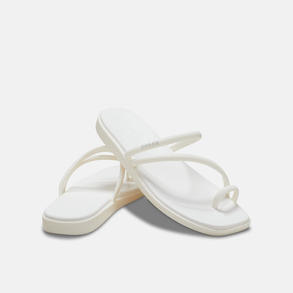 Crocs Miami Toe Loop Sandal Chalk