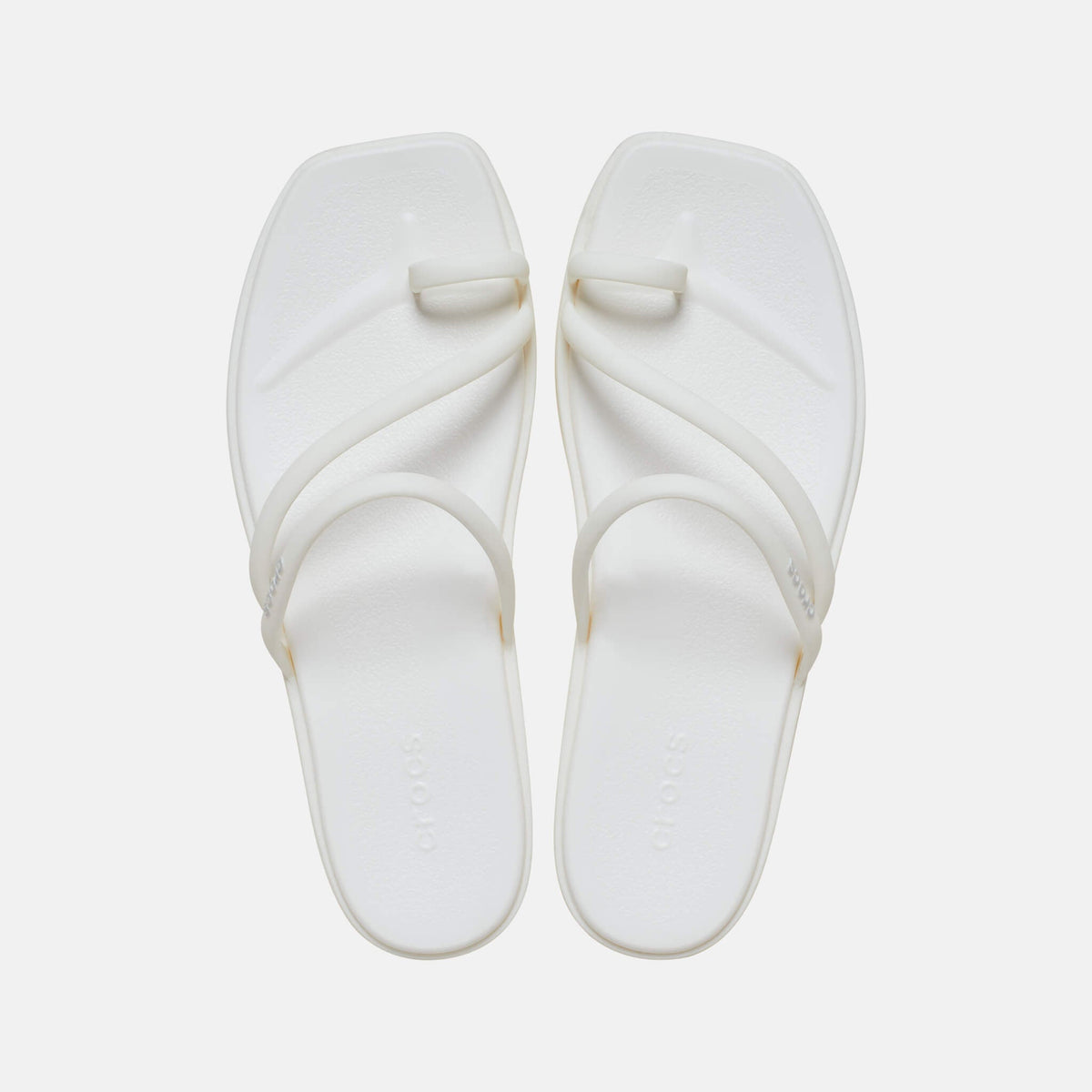Crocs Miami Toe Loop Sandal Chalk