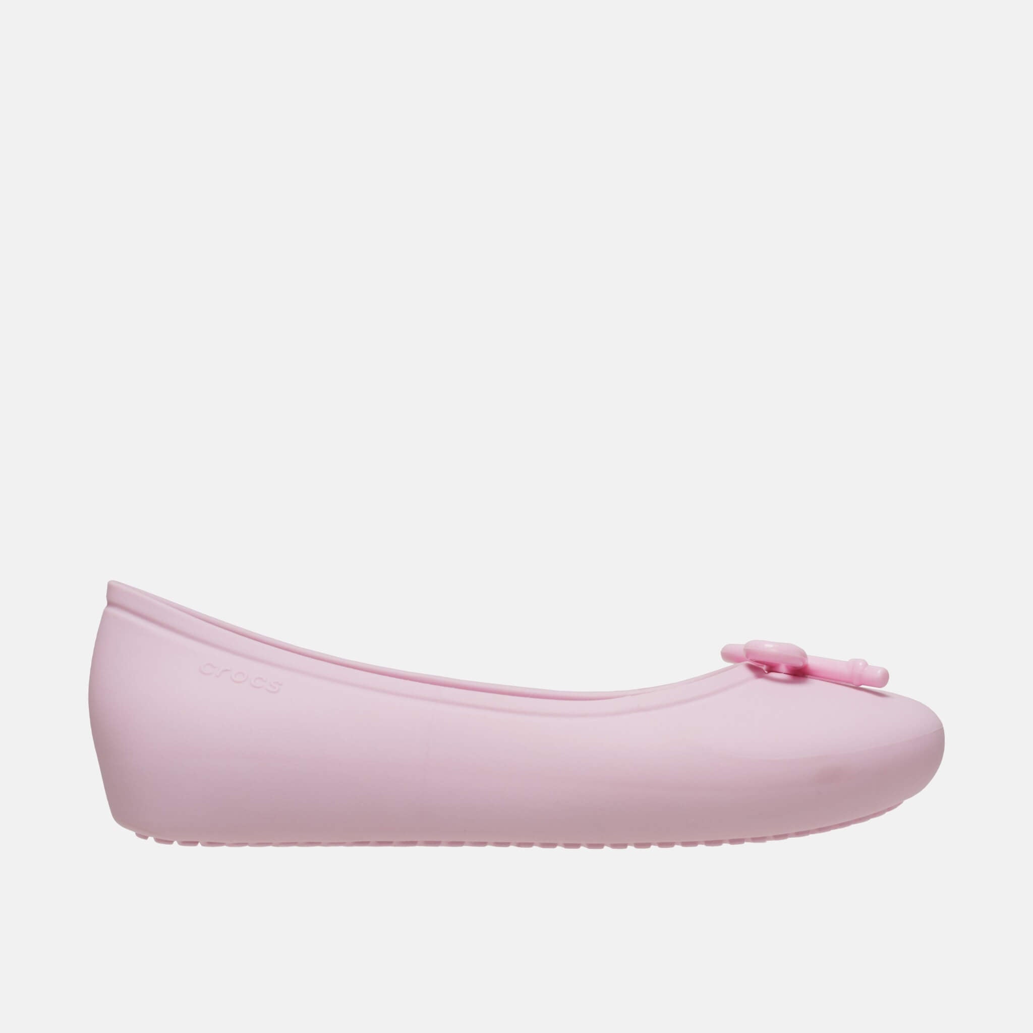 Crocs Kids Brooklyn Bow Flat Ballerina Pink