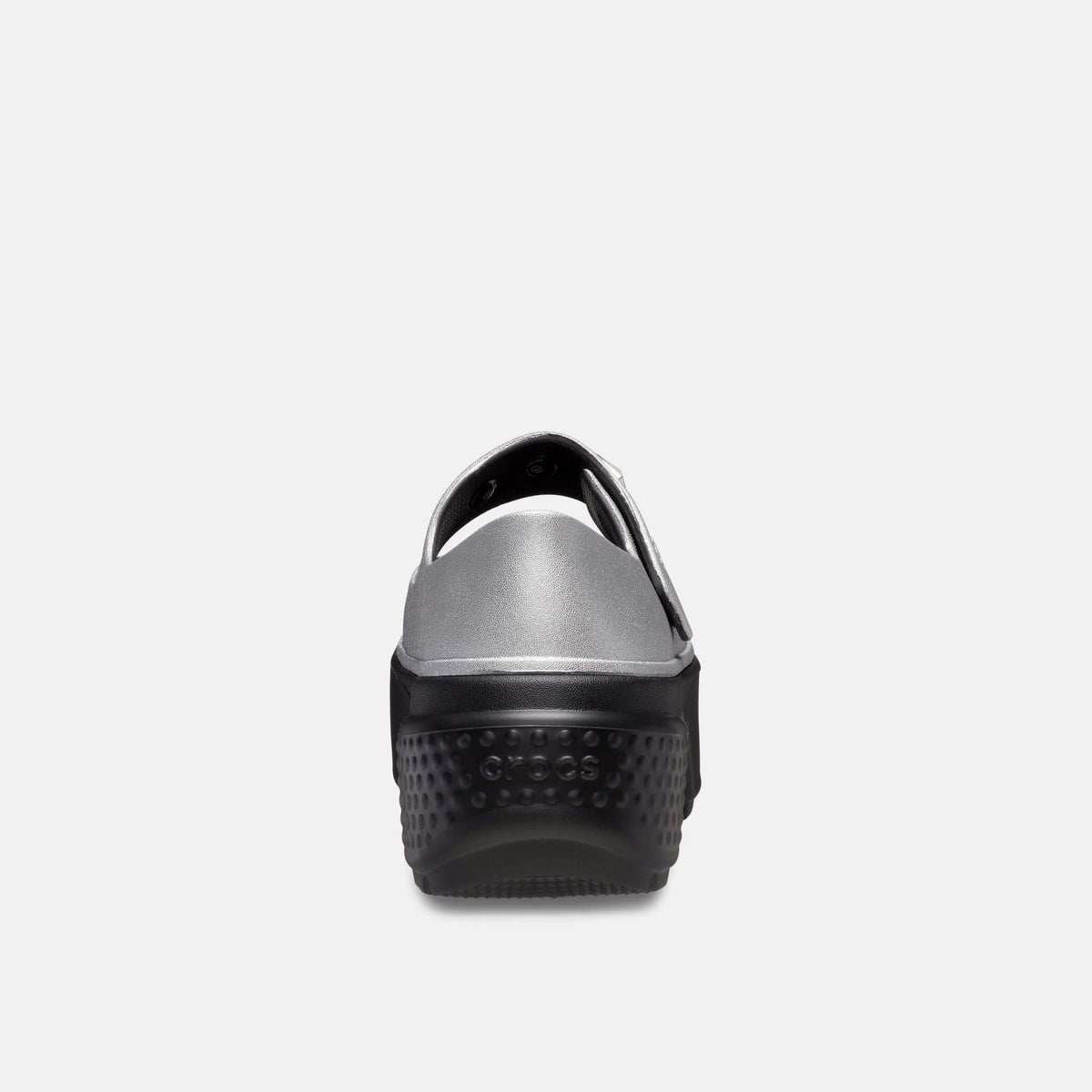 Crocs Stomp Metallic Mary Jane Silver