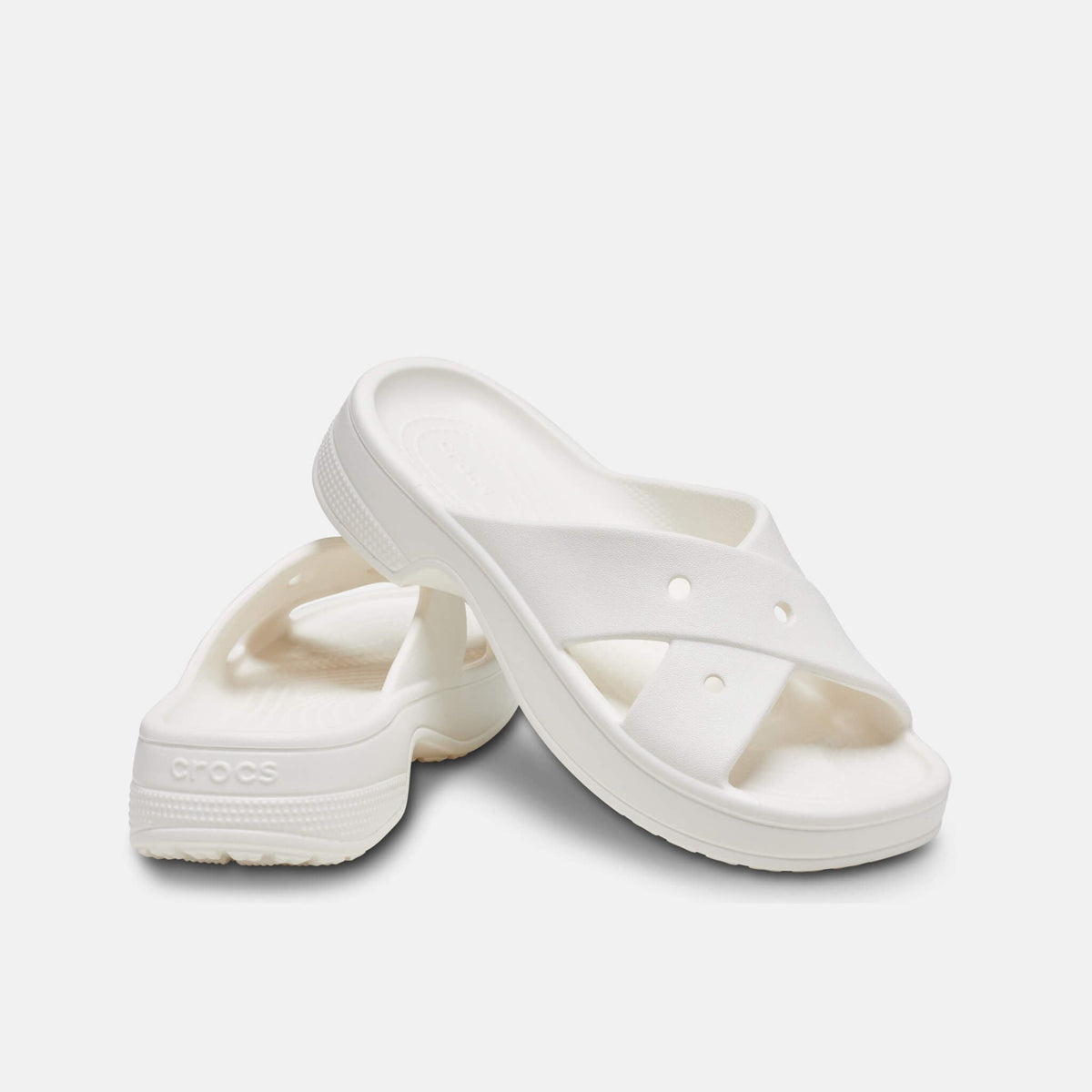 Crocs Classic Cross Strap Chalk