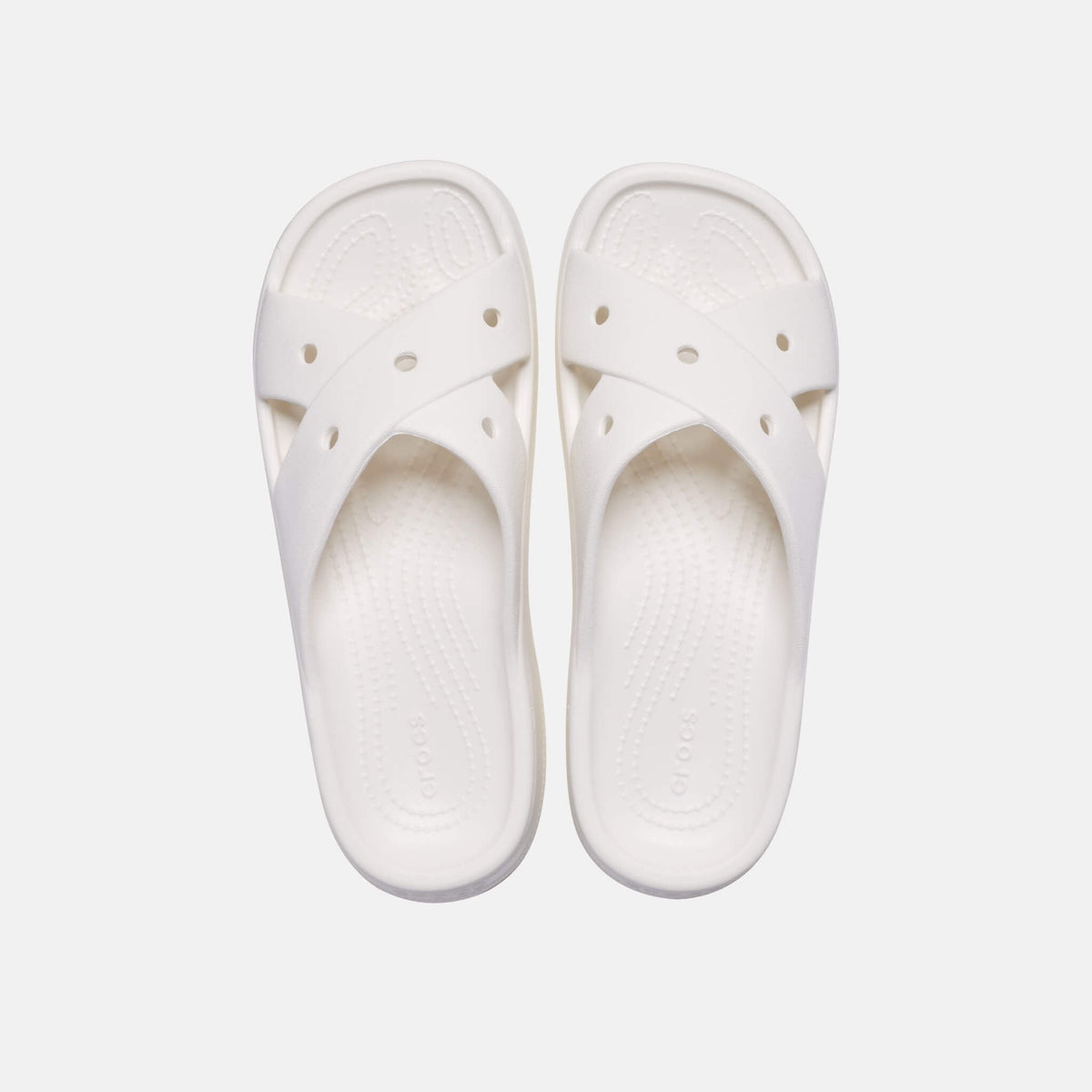 Crocs Classic Cross Strap Chalk